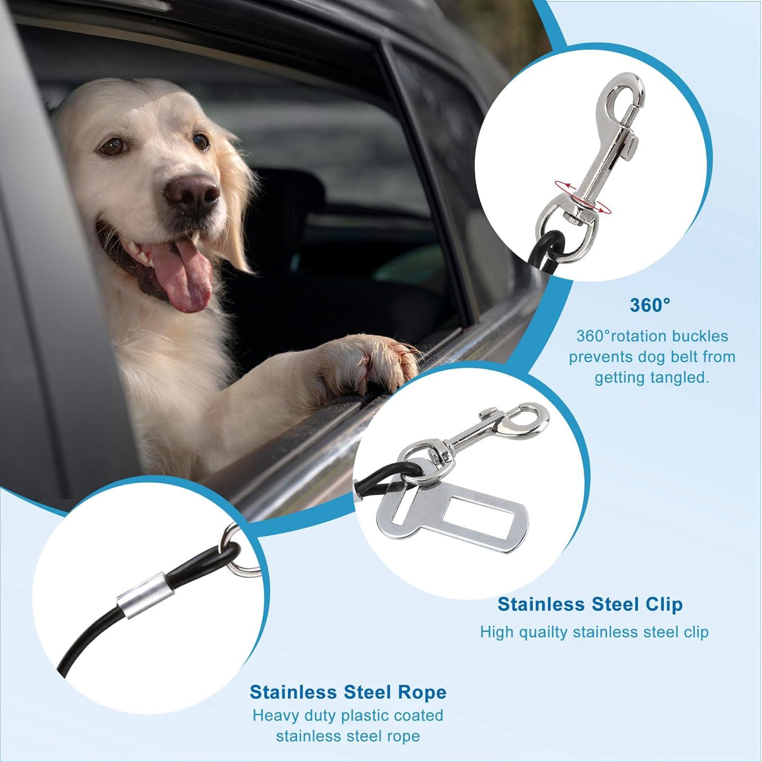 Correa de Seguridad para Perros Mogoko 40.64 cm Acero Inoxidable