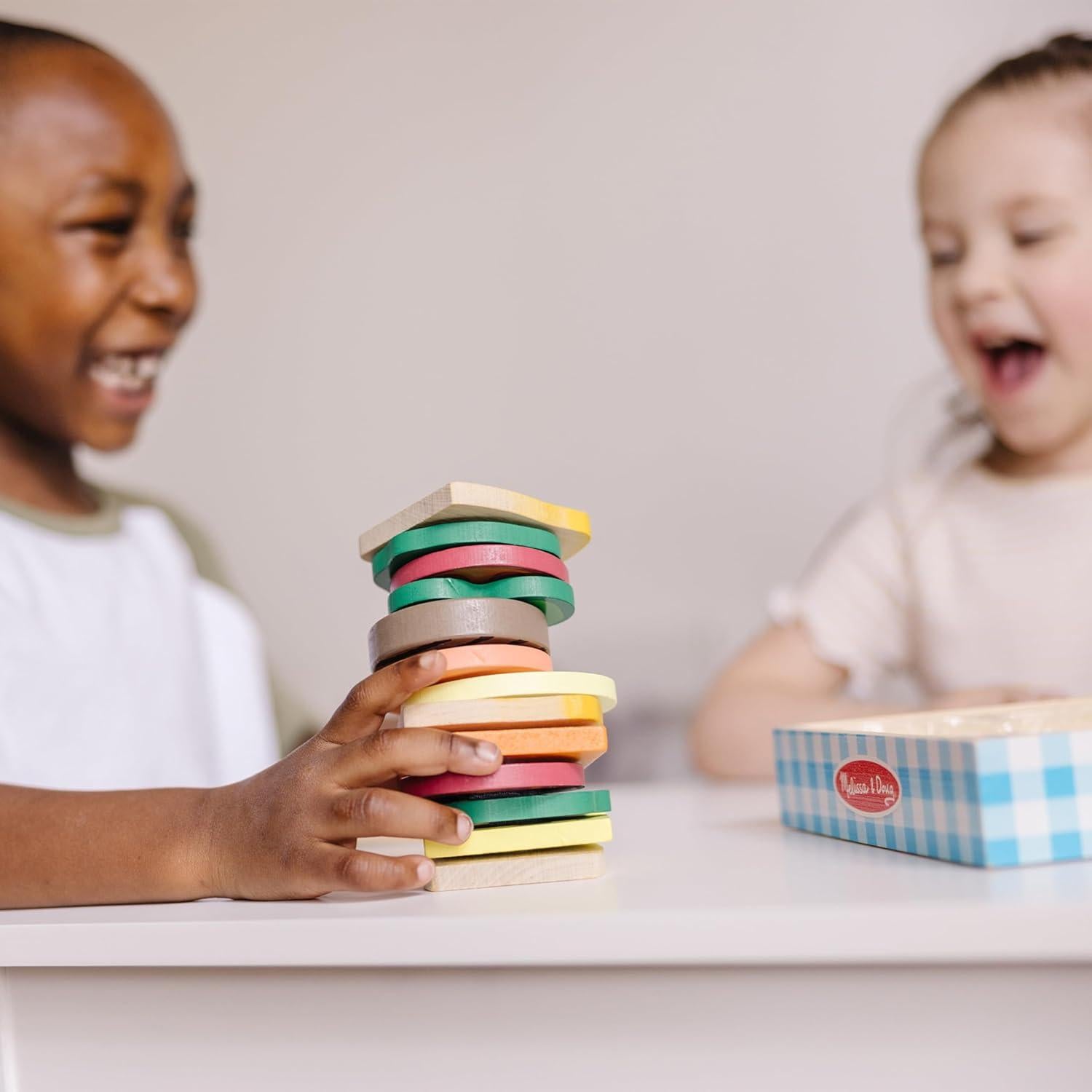 Juego de Comida de Sándwich de Madera Melissa & Doug 16 Piezas