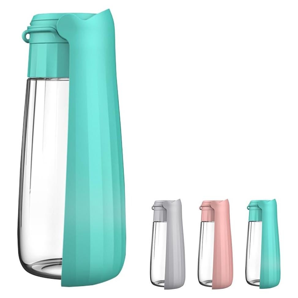 Botella de Agua para Perros PawSailor 19 OZ Plegable Azul