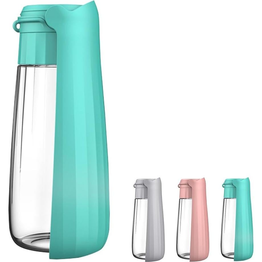 Botella de Agua para Perros PawSailor 19 OZ Plegable Azul