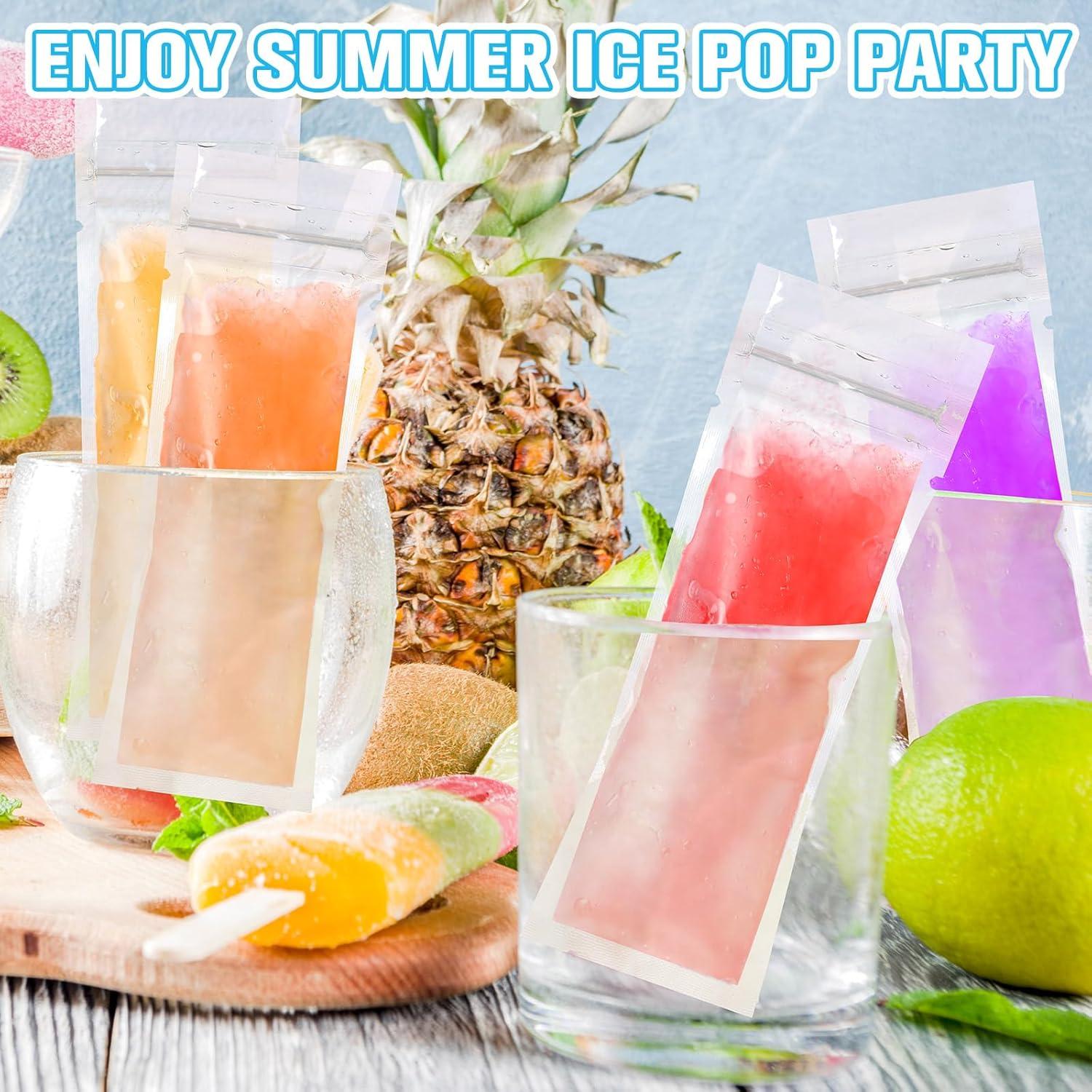 Hoolerry 600 Bolsas de Hielo Desechables con Embudo Silicona 5.1x12.9cm