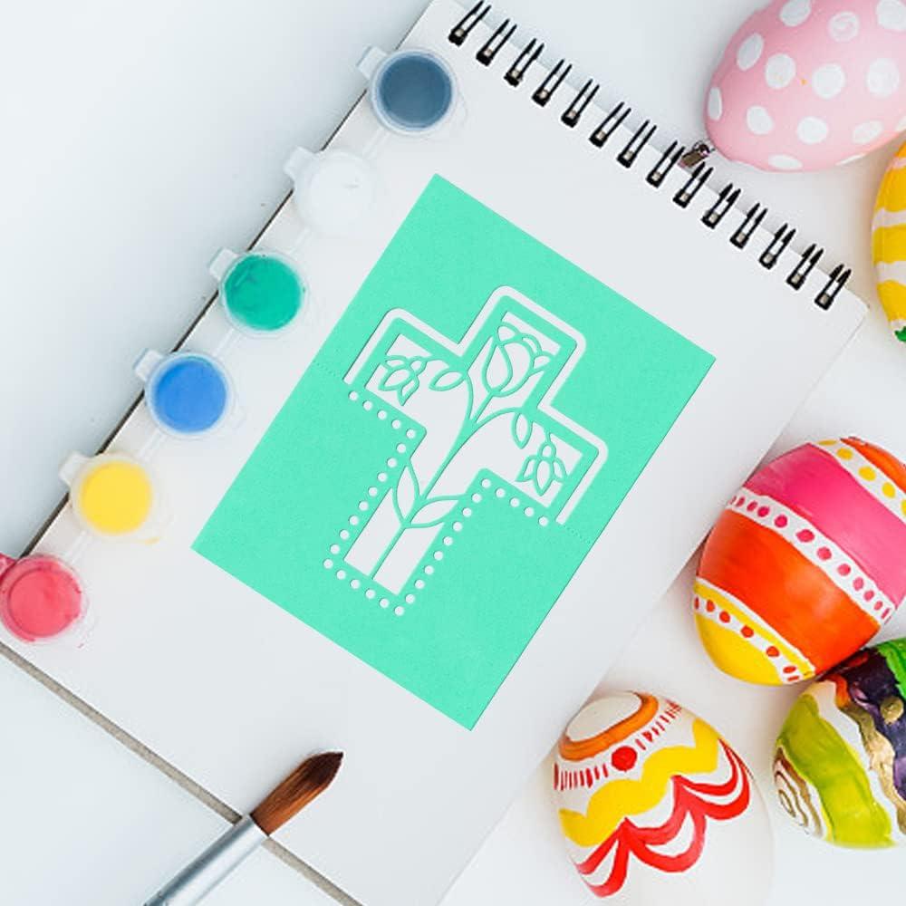 Troqueles de Corte Pascua On-Airstore Cruz Floral 9.91x7.87cm