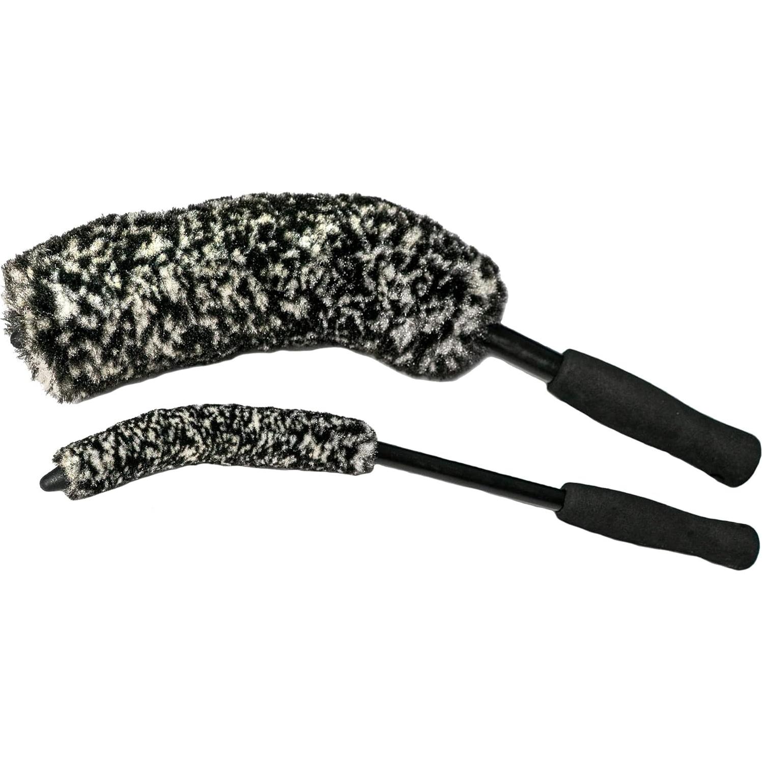 Juego de Cepillos Flexibles ExoForma para Limpiar Llantas - 2 Piezas