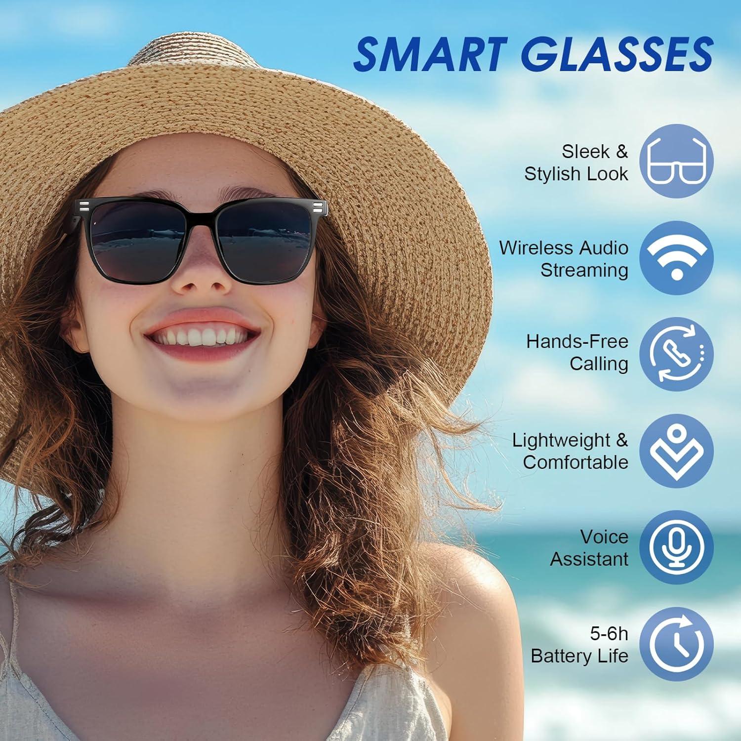 Gafas Inteligentes M10 Pro - Bluetooth, UV, Lentes Transicionales