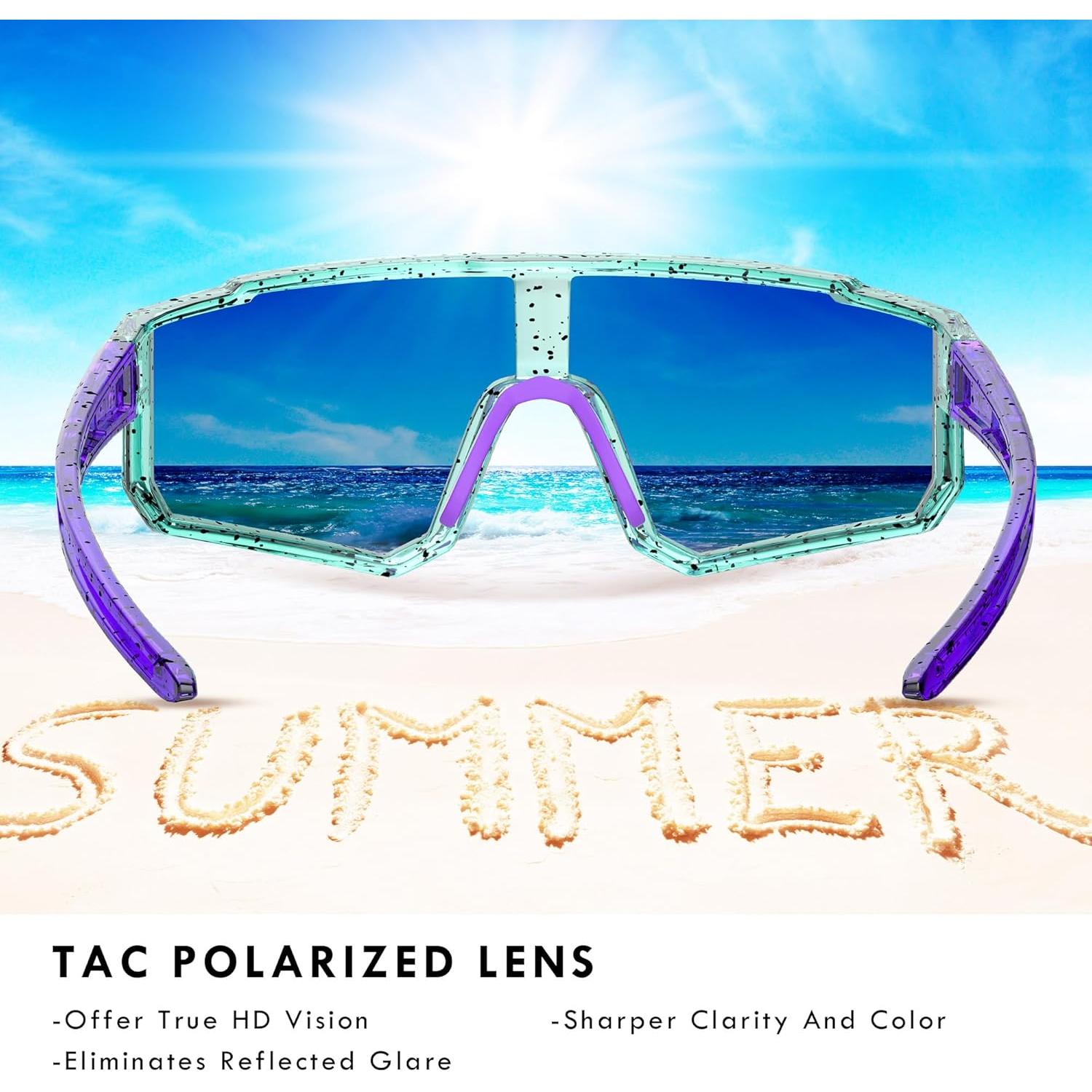 Gafas de sol polarizadas UV400 para deportes - Colorido