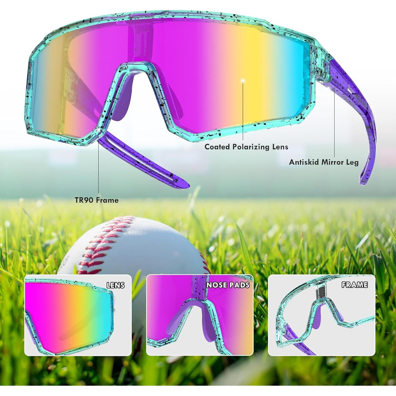 Gafas de sol polarizadas UV400 para deportes - Colorido