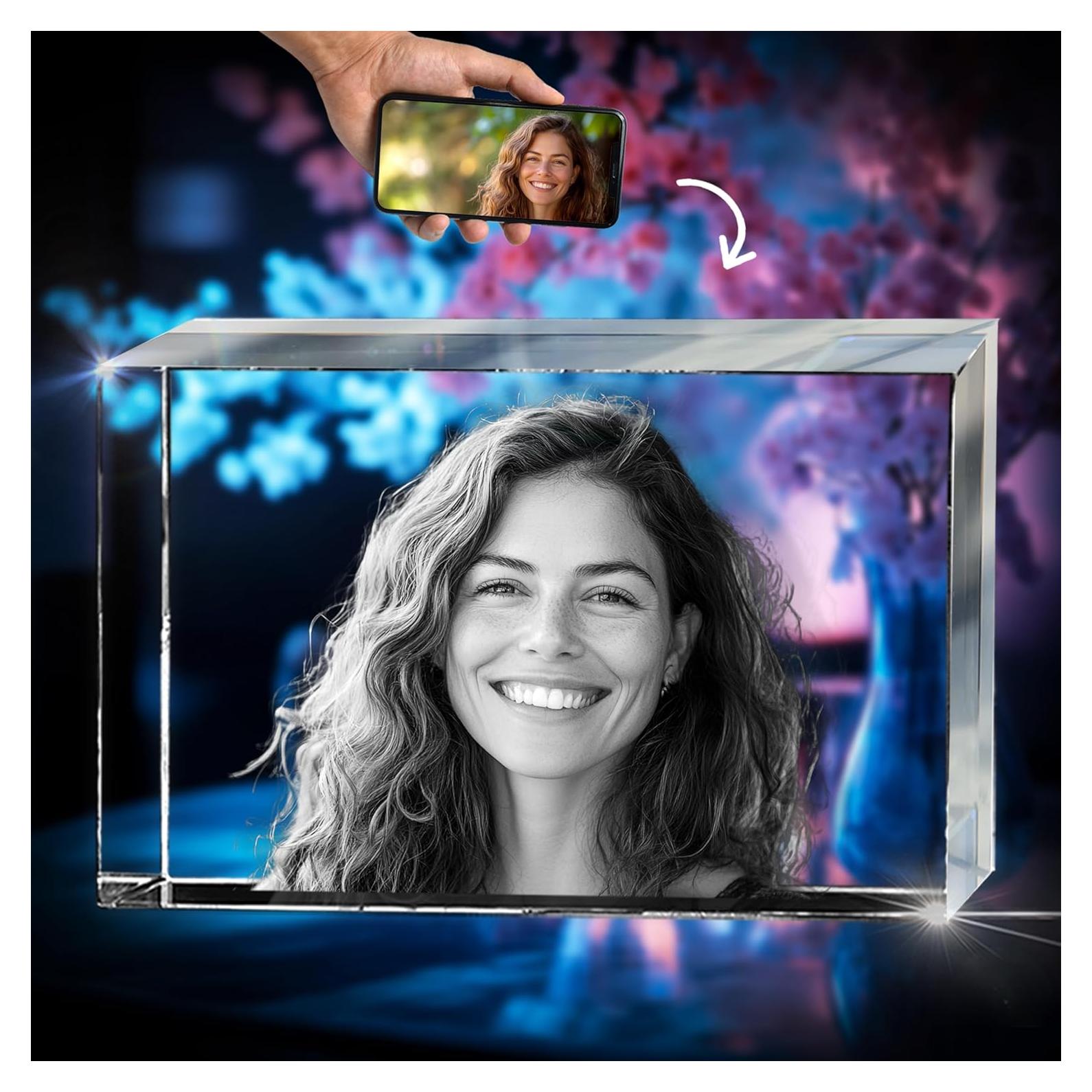 Foto de Cristal 3D Personalizada 3D Innovación - Regalo Único