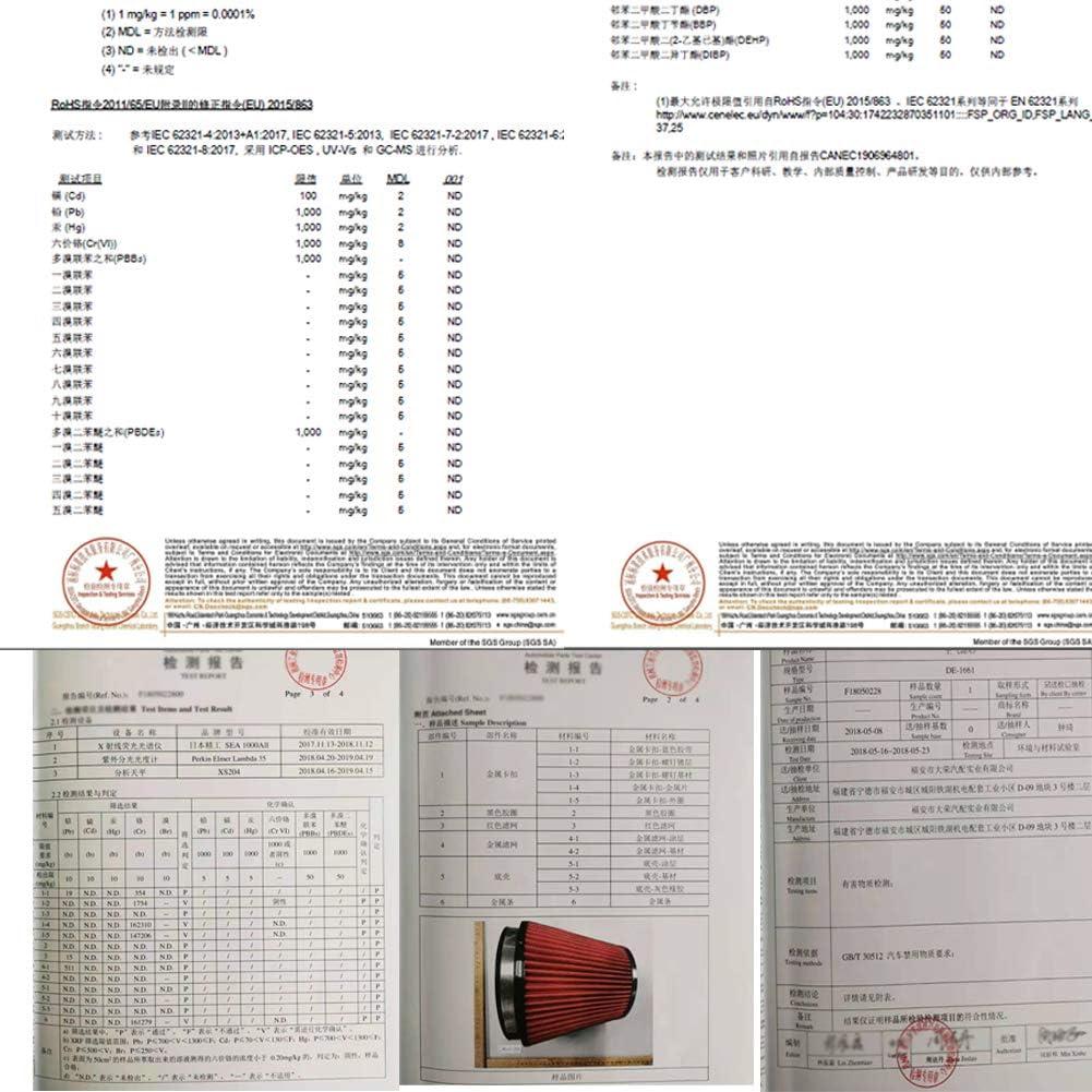 Kit de Entrada de Aire Frío MOOSUN 4" con Filtro para GMC Chevy