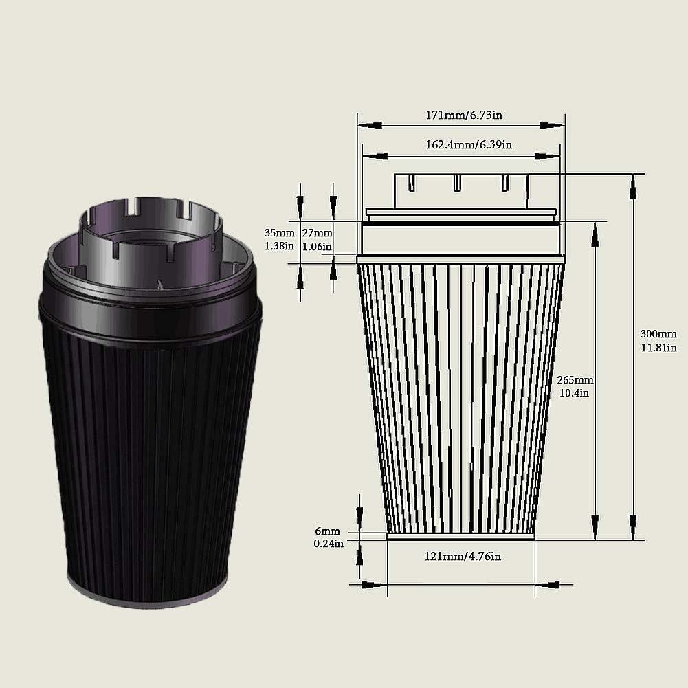 Kit de Entrada de Aire Frío MOOSUN 4" con Filtro para GMC Chevy