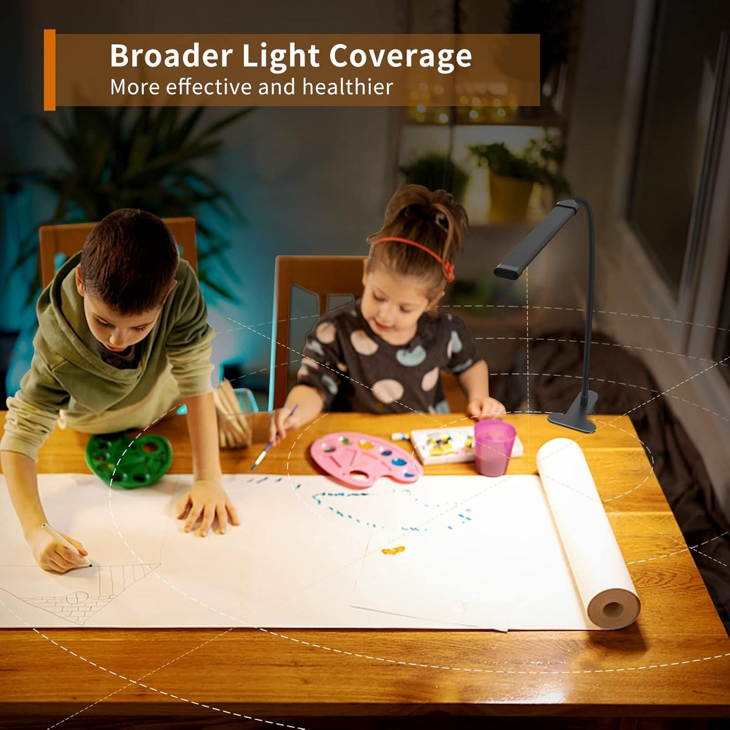 Lámpara de Libro LED iZell con Clip, 3 Modos y 10 Brillos