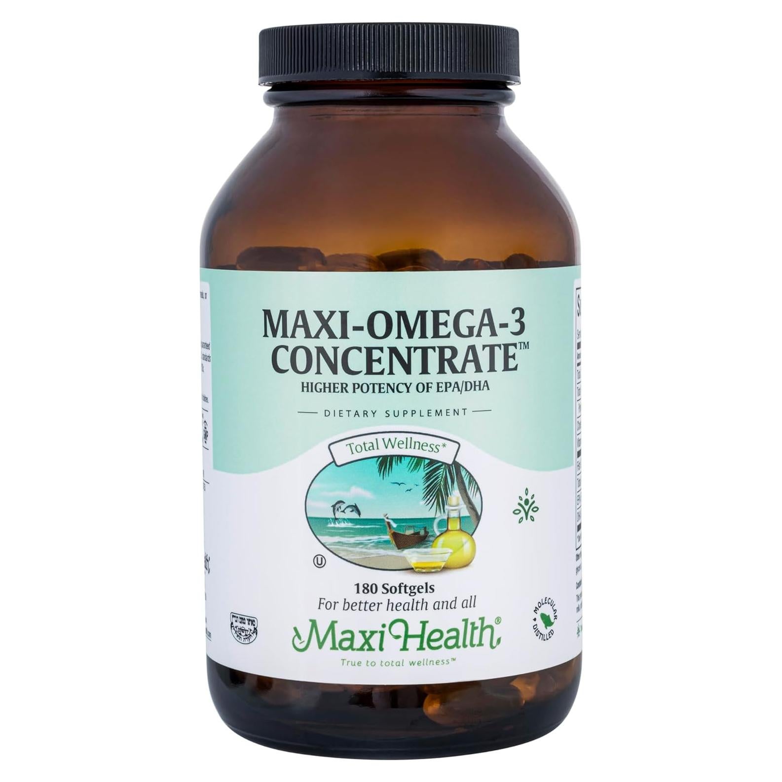 Suplemento Omega 3 Maxi Health 2000 mg 90 Gelatinas Blandas