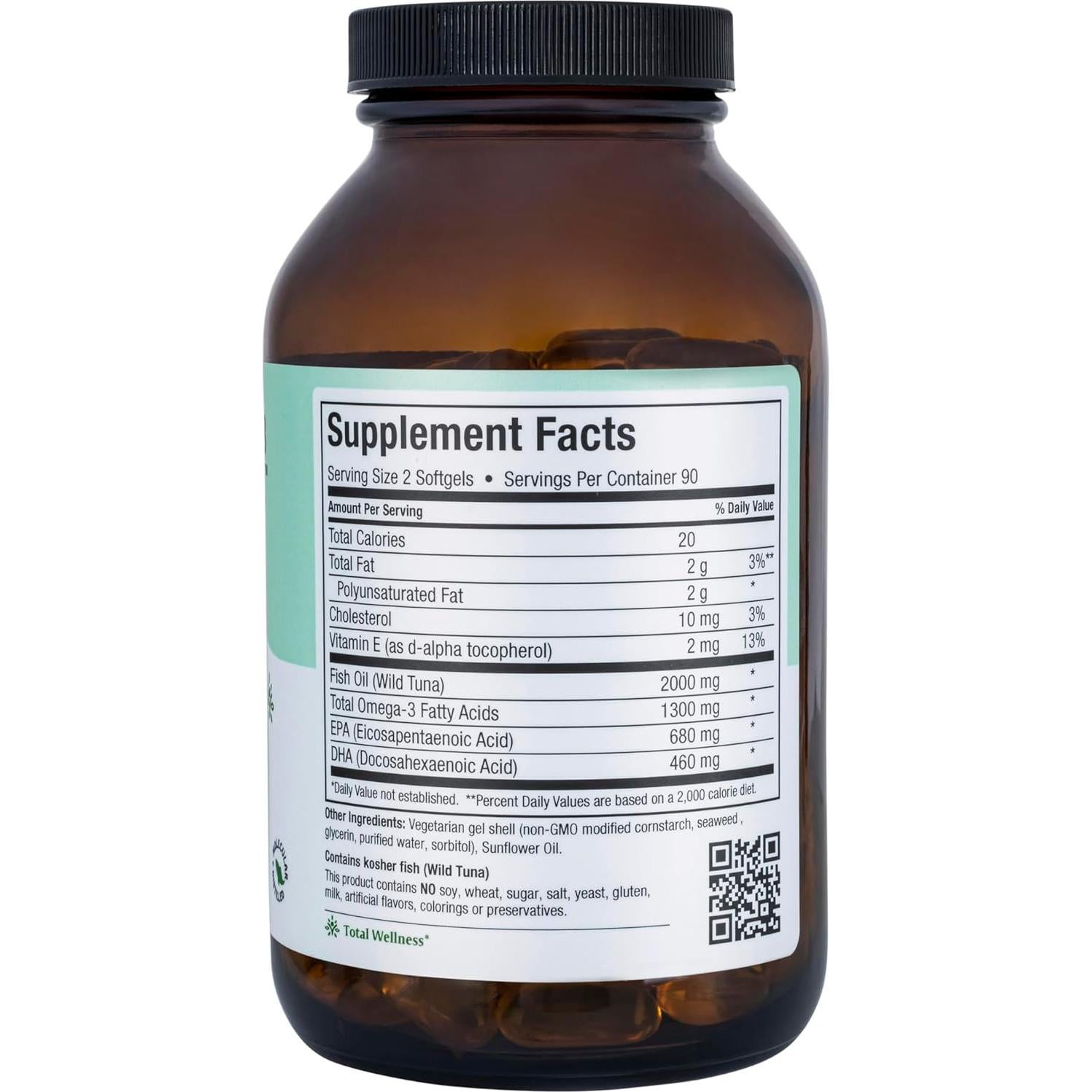 Suplemento Omega 3 Maxi Health 2000 mg 90 Gelatinas Blandas