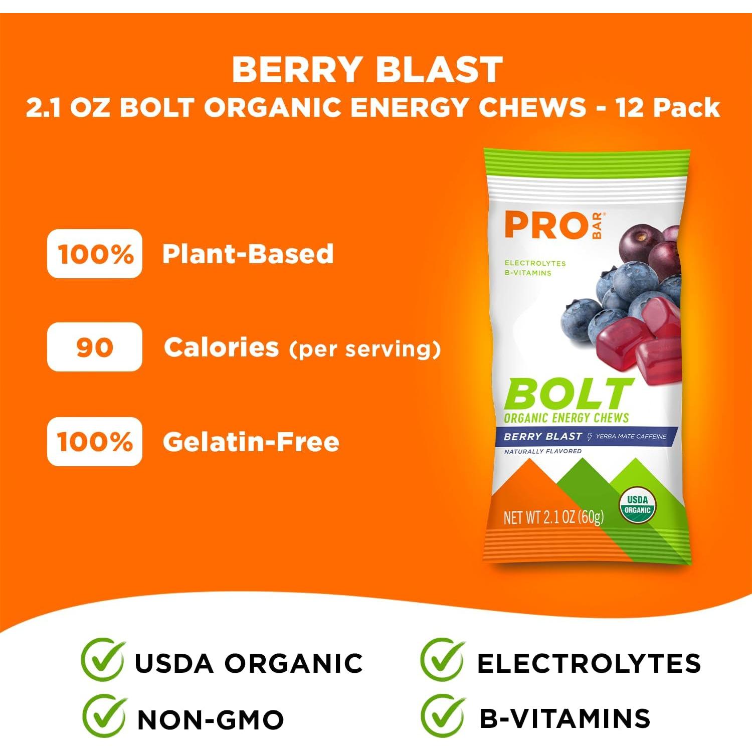 Gominolas Energéticas Orgánicas Probar 12g Explosión de Baya