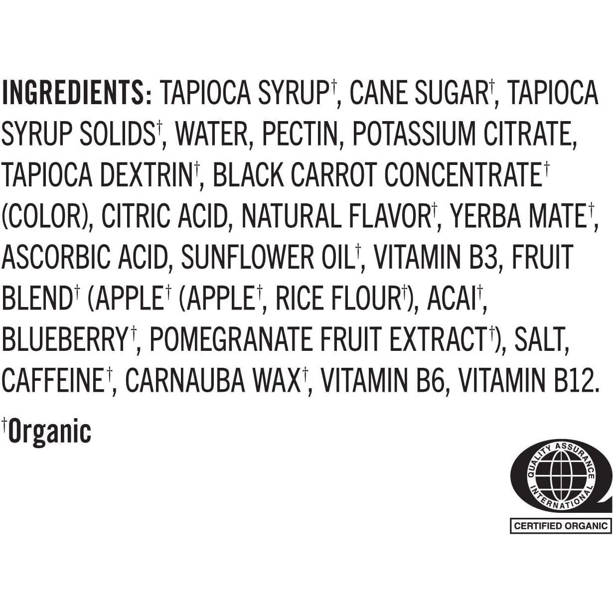 Gominolas Energéticas Orgánicas Probar 12g Explosión de Baya