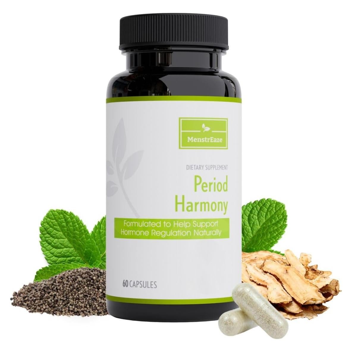 MenstrEaze Equilibrio Hormonal Natural para Mujeres - 30 Cápsulas