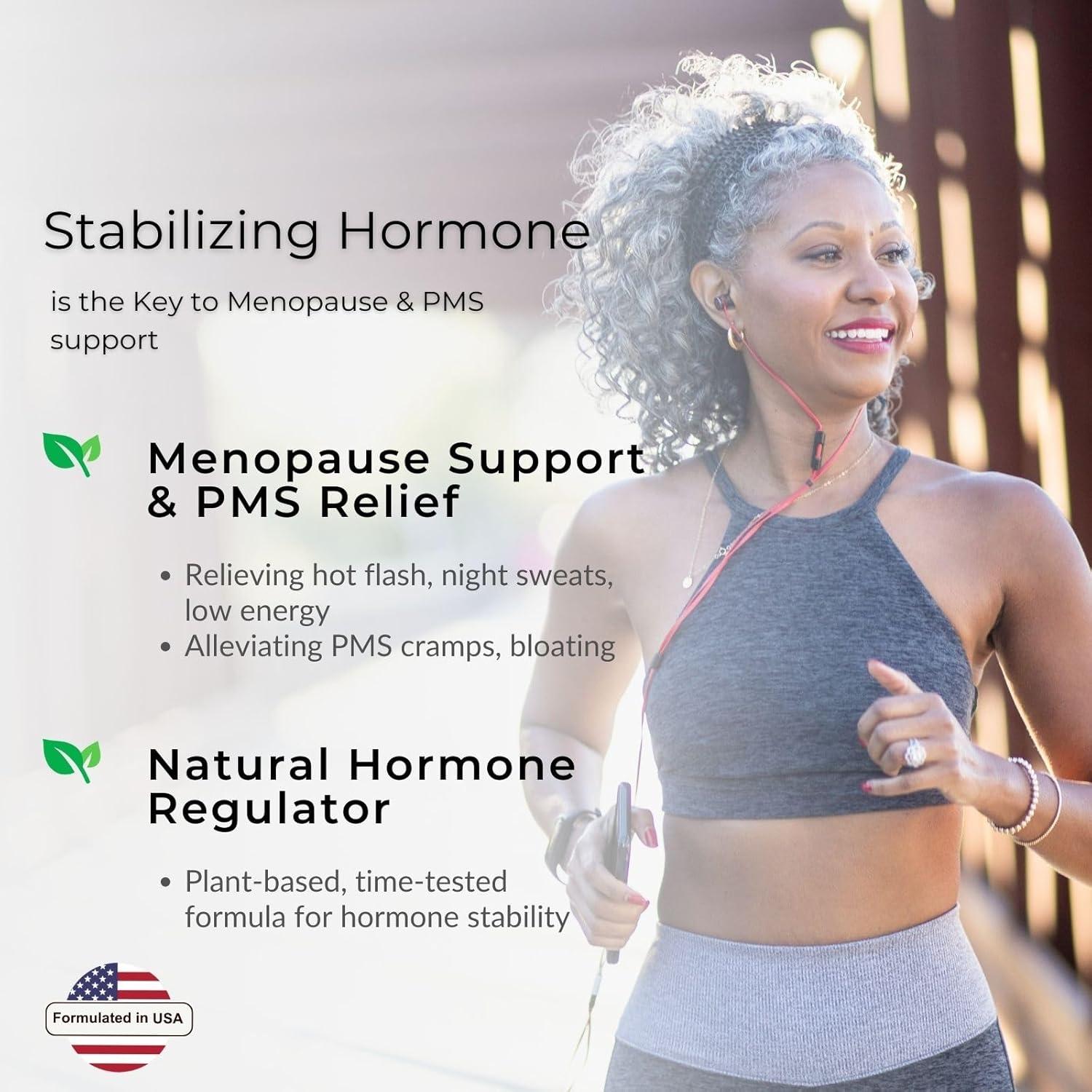 MenstrEaze Equilibrio Hormonal Natural para Mujeres - 30 Cápsulas