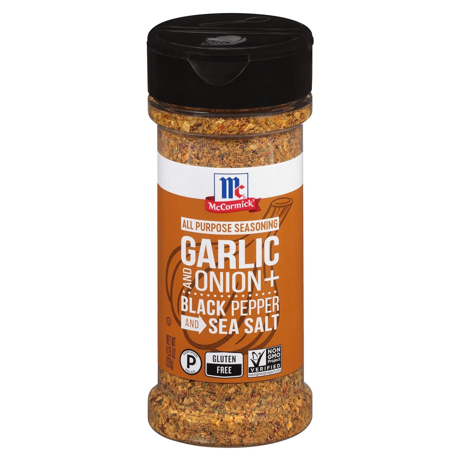 Condimento Multiusos McCormick Ajo, Cebolla y Pimienta 120 g