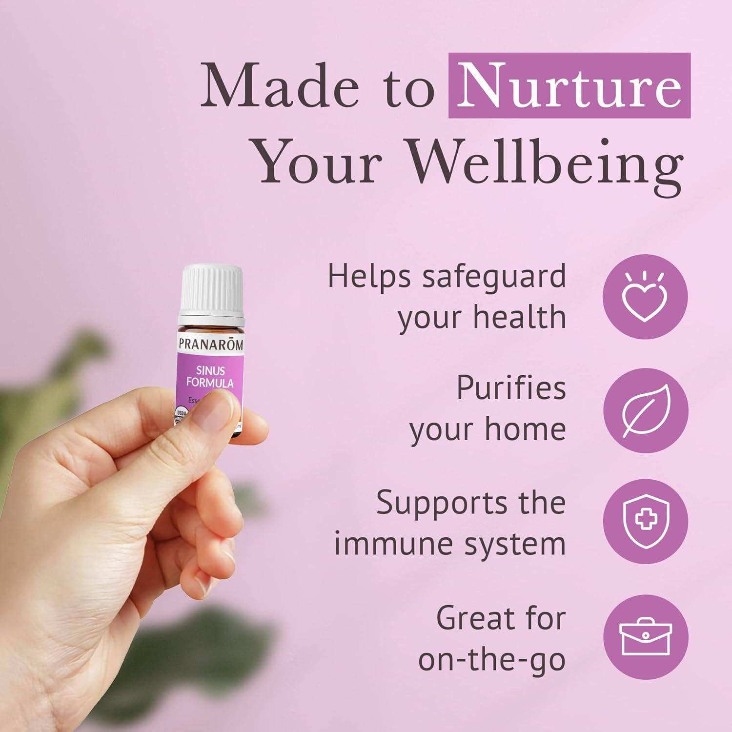 Aceite Esencial Pranarom Fórmula Sinusal 5ml - Orgánico y Puro