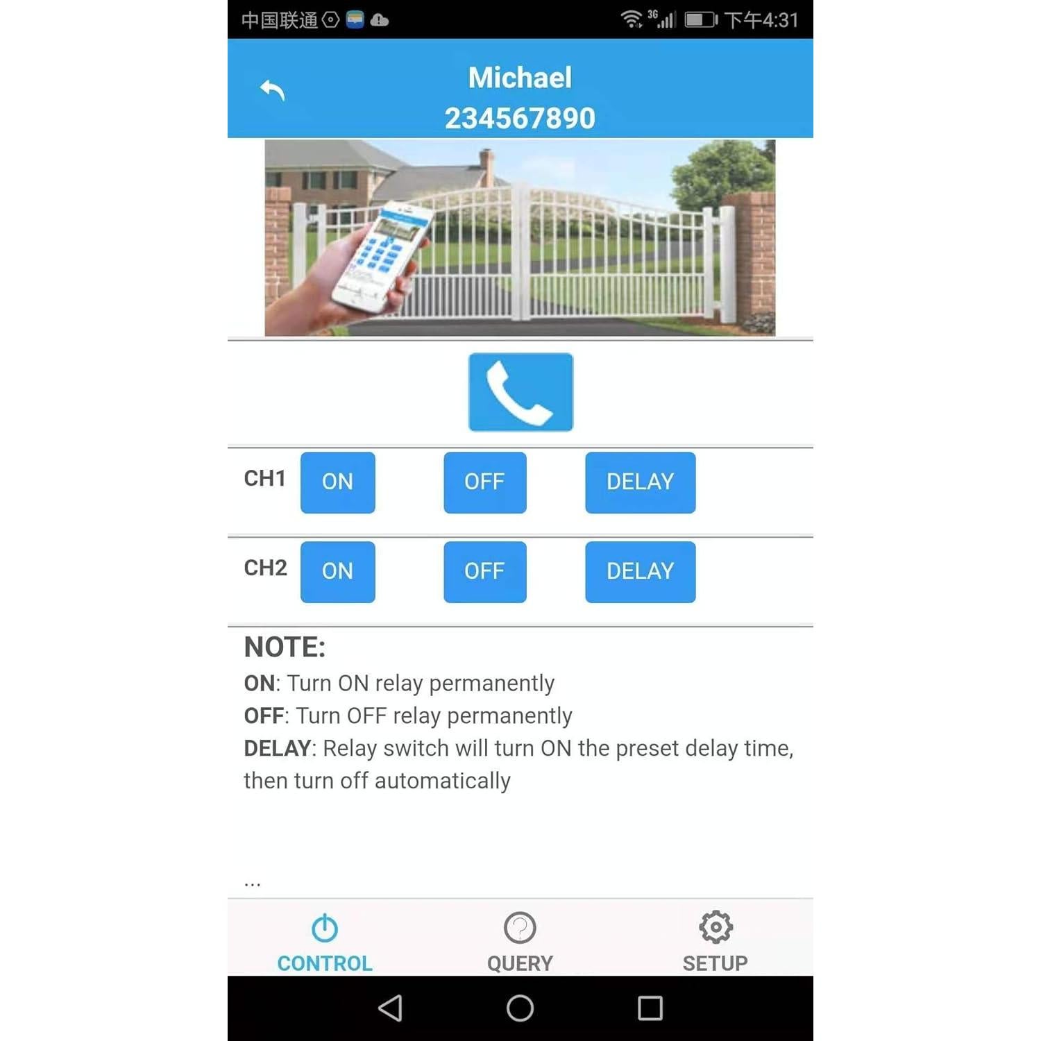 Interruptor Relé 4G KiaoTime KT-G3-A 30A Control Remoto
