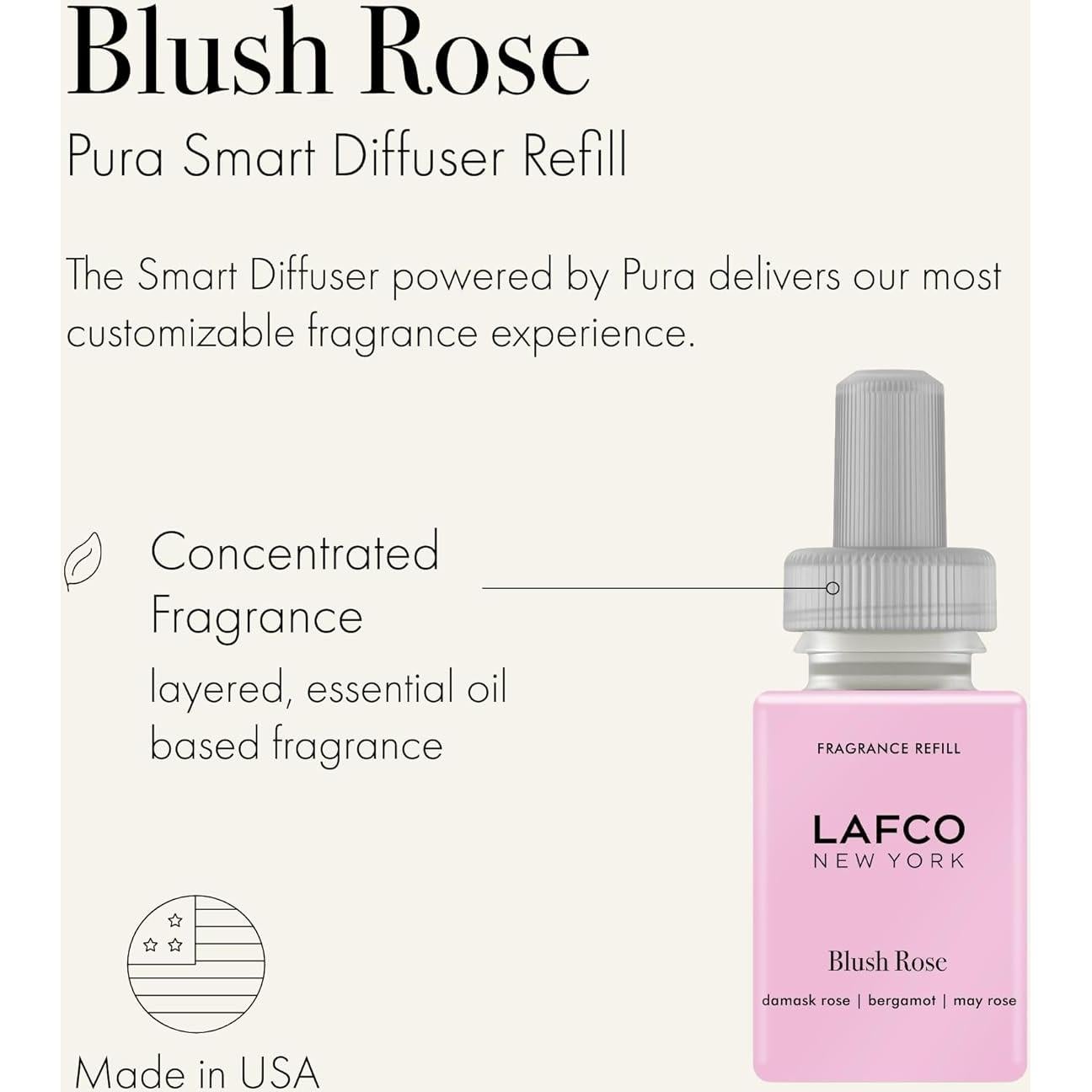 Recarga Fragancia Pura Smart LAFCO Nueva York Rosa Rubor