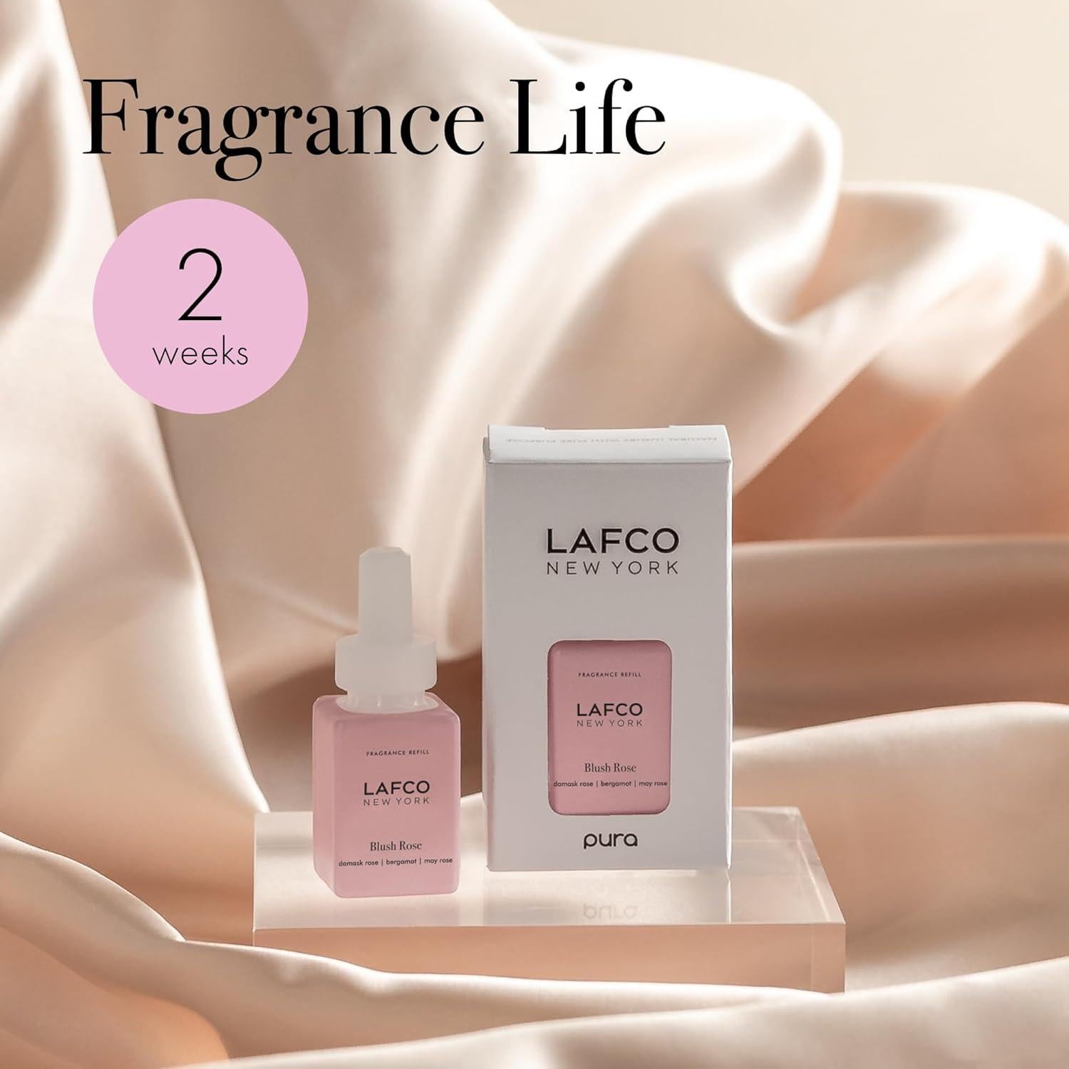 Recarga Fragancia Pura Smart LAFCO Nueva York Rosa Rubor