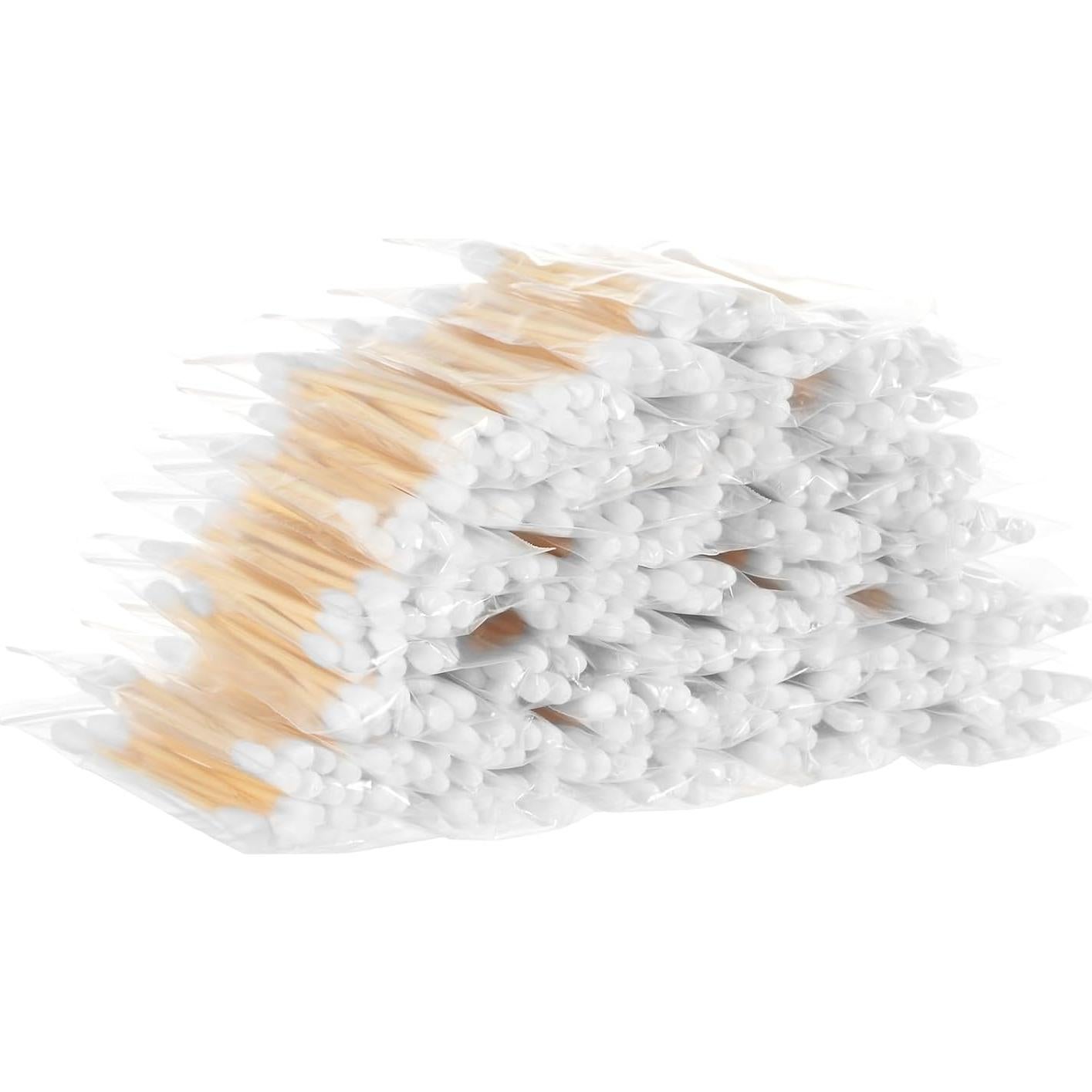 500 Hisopos de Algodón y 100 Toallas Comprimidas Viaje