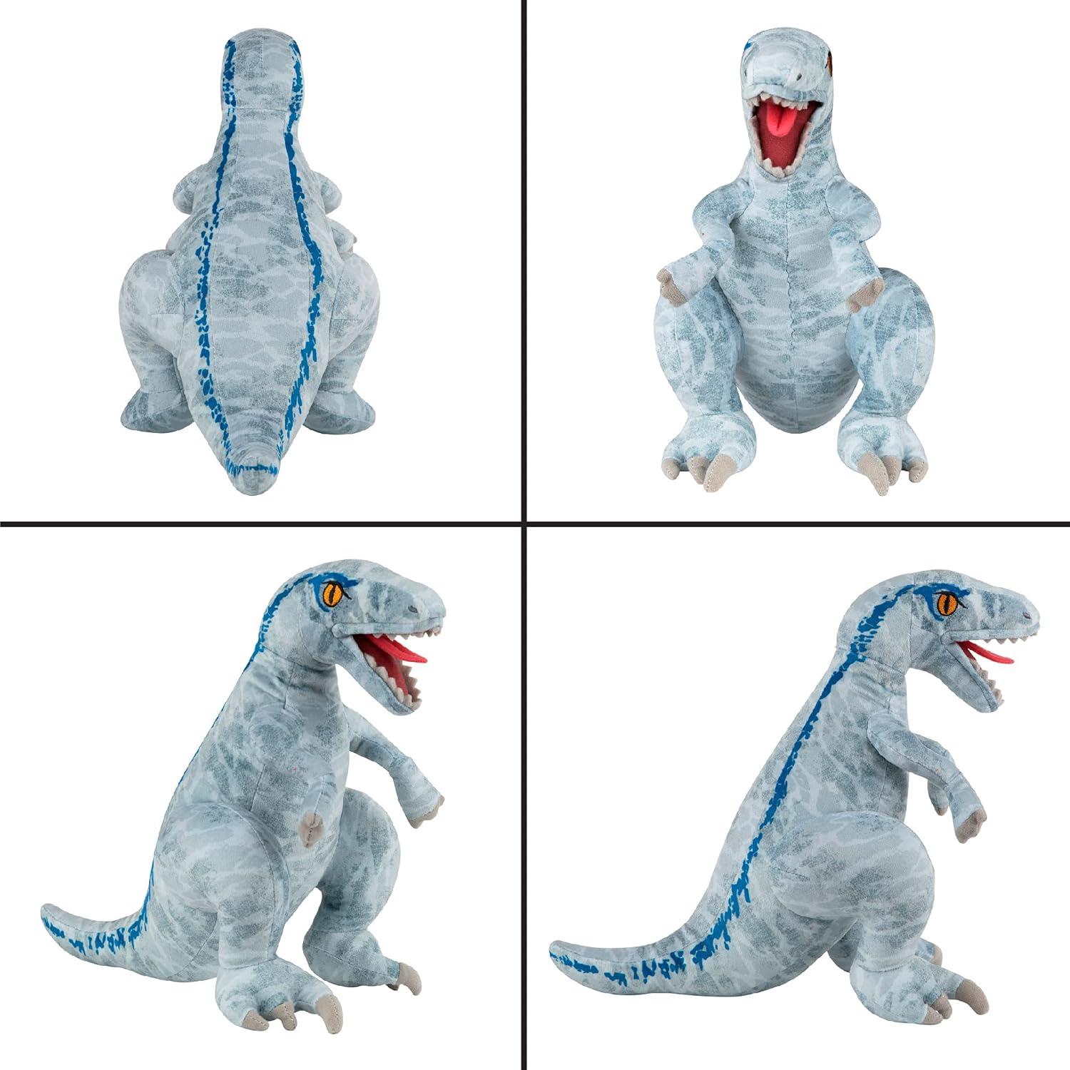 Almohada Mini T-Rex Azul Jurassic World Franco 50.8x21.6 cm