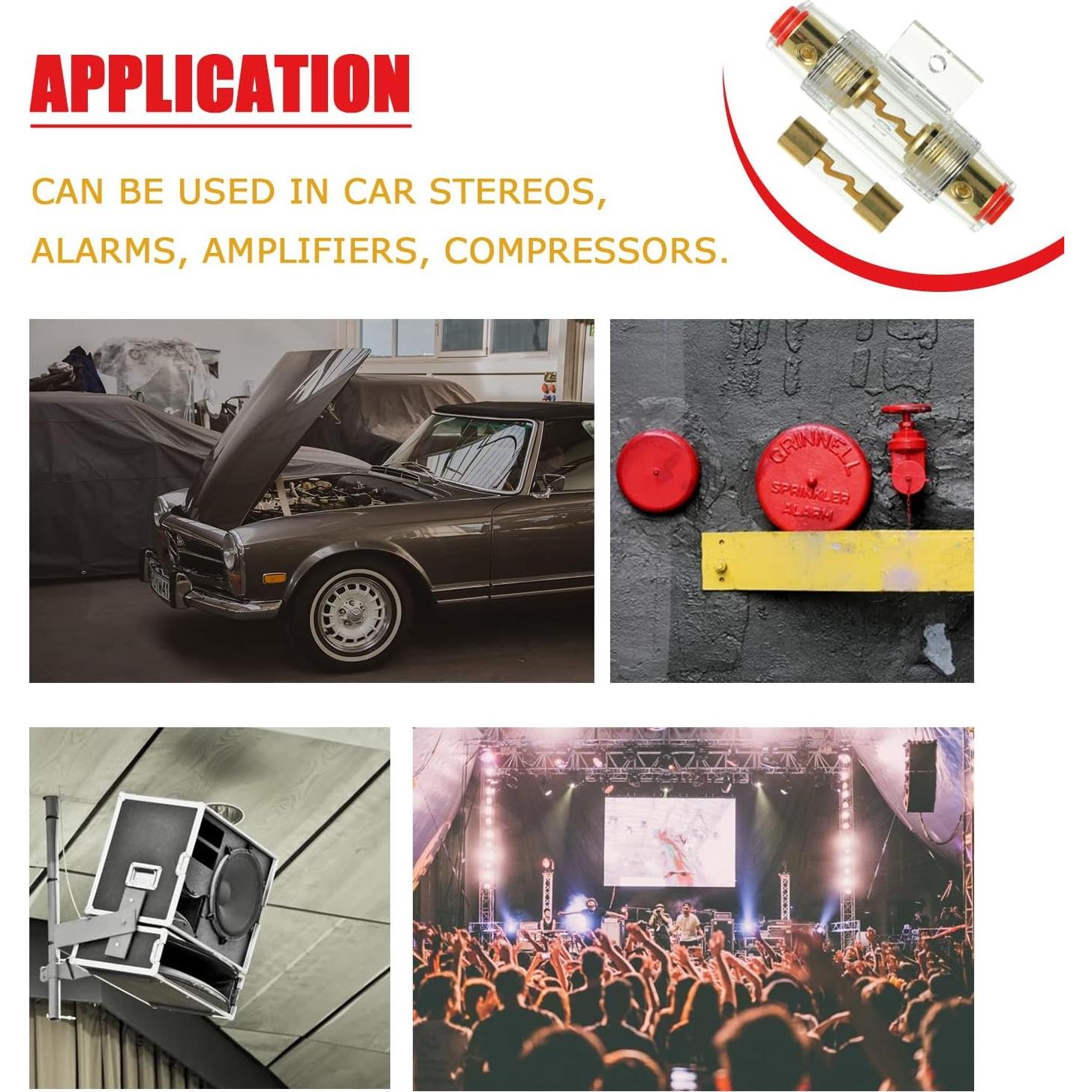 Soporte de Fusible AGU SIGANDG 100A Impermeable para Coche