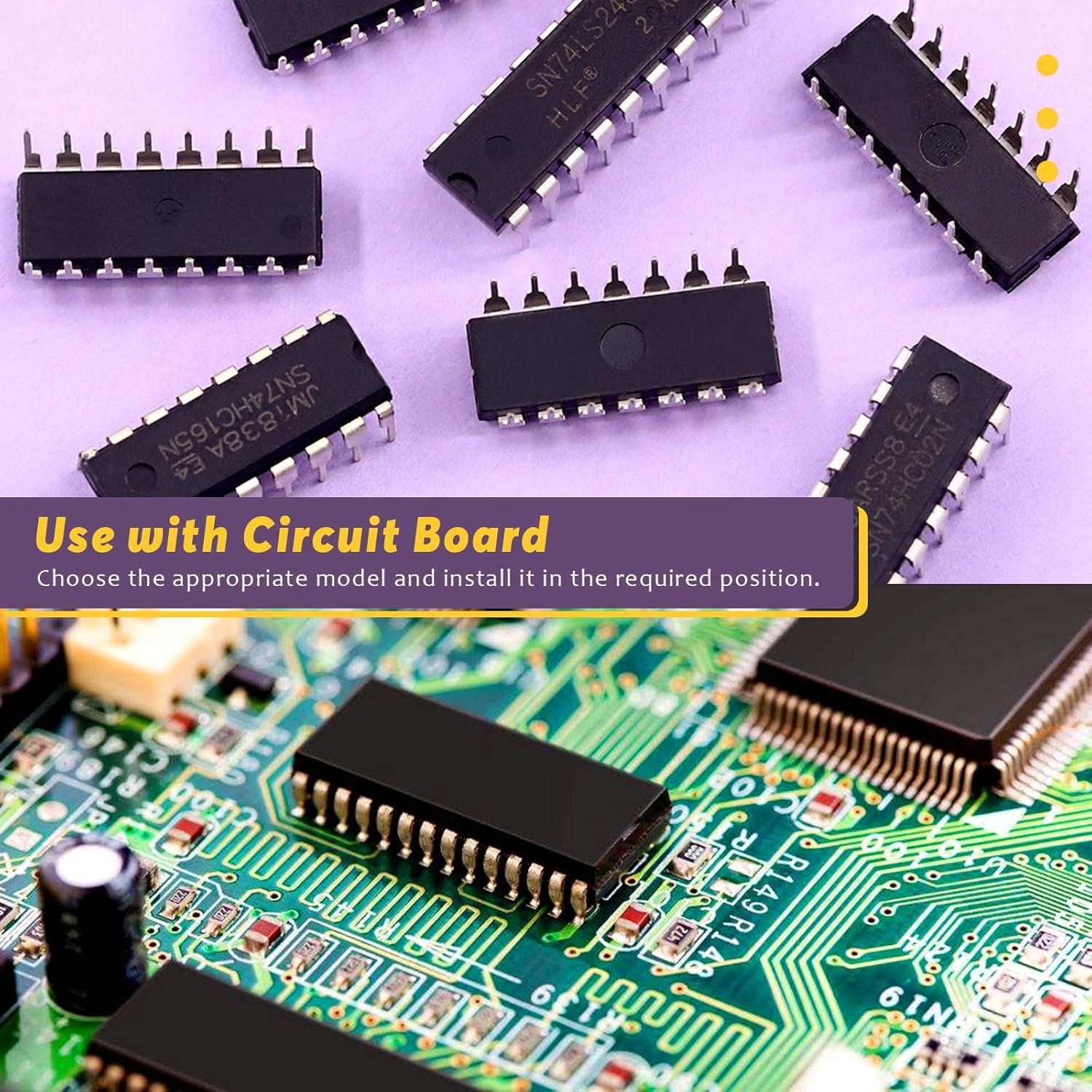 Kit de 40 Piezas de IC Lógicos Swpeet 74HCxx y 74LSxx