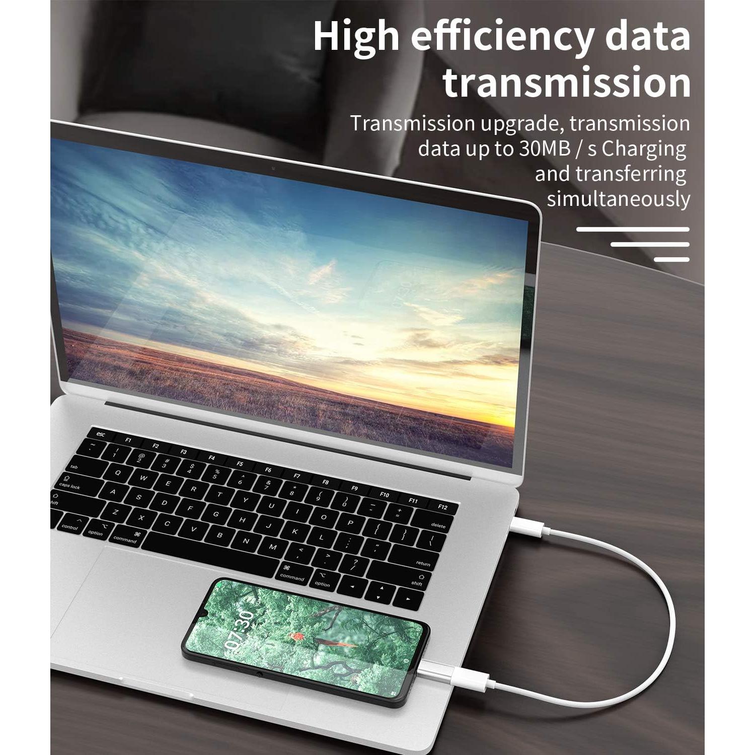 Adaptador Lightning a Micro USB 3 Pack Kefiany - Carga y Sincronización