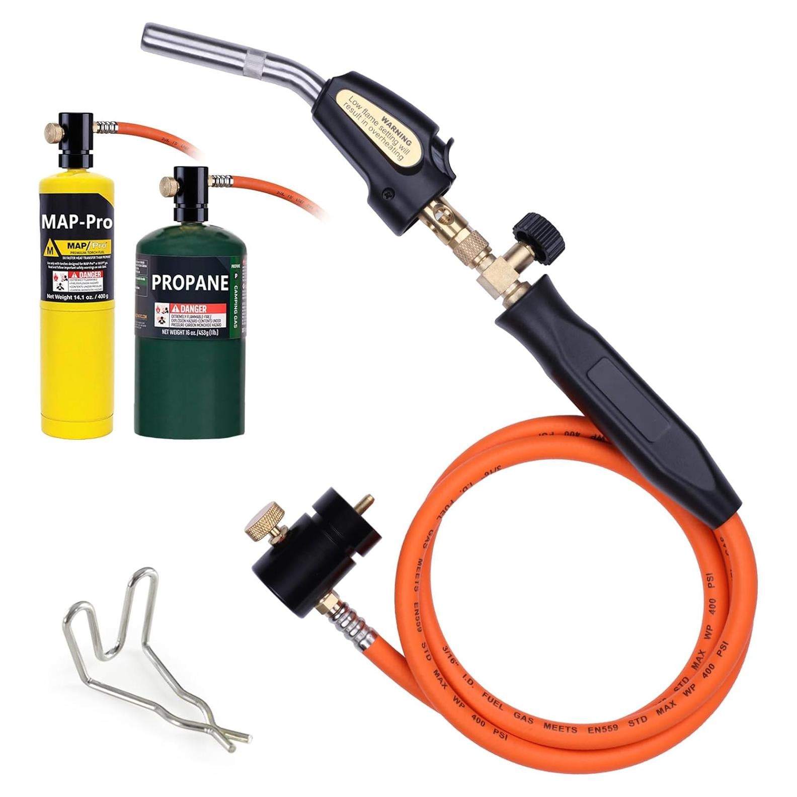 Kit de Soplete de Propano Jiarui 1.1m con Encendido Automático