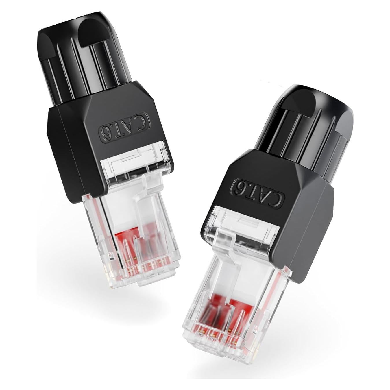 Conector RJ45 CAT6 VCELINK, 2 unidades, sin herramientas, 1000 Mbps