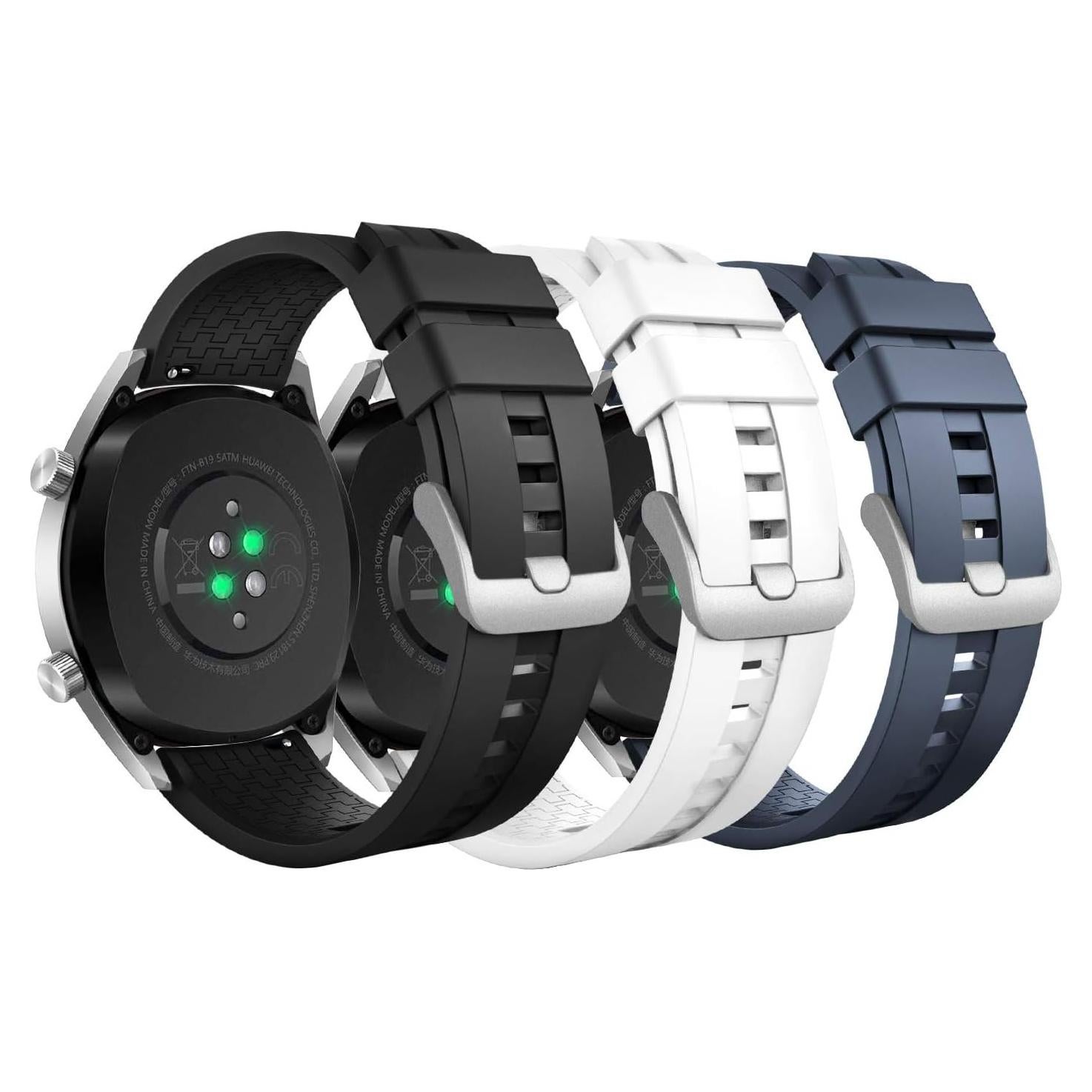 Correa de Silicona MoKo para Huawei Watch 22mm 3 Pack