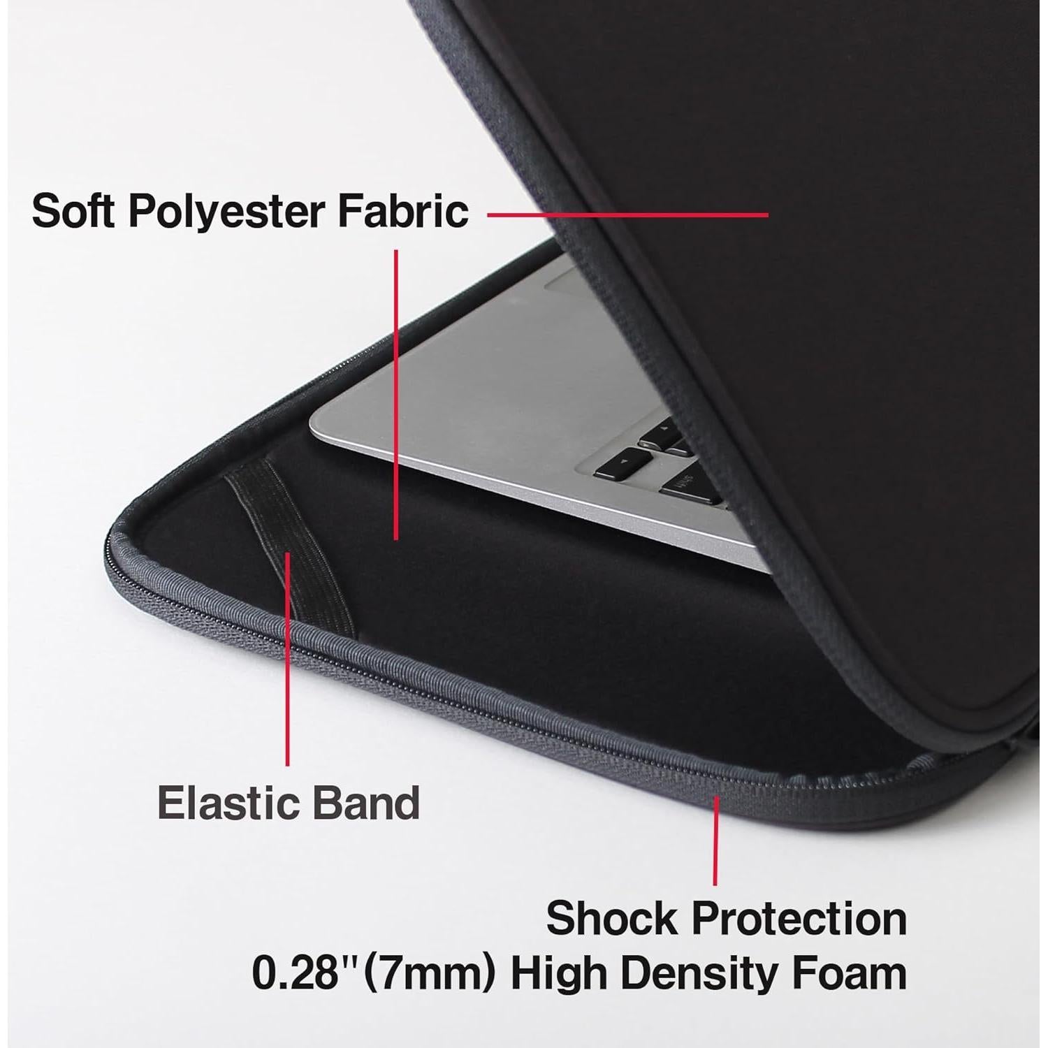 Funda para Laptop 11.6" Inntzone Negra Ultra Delgado