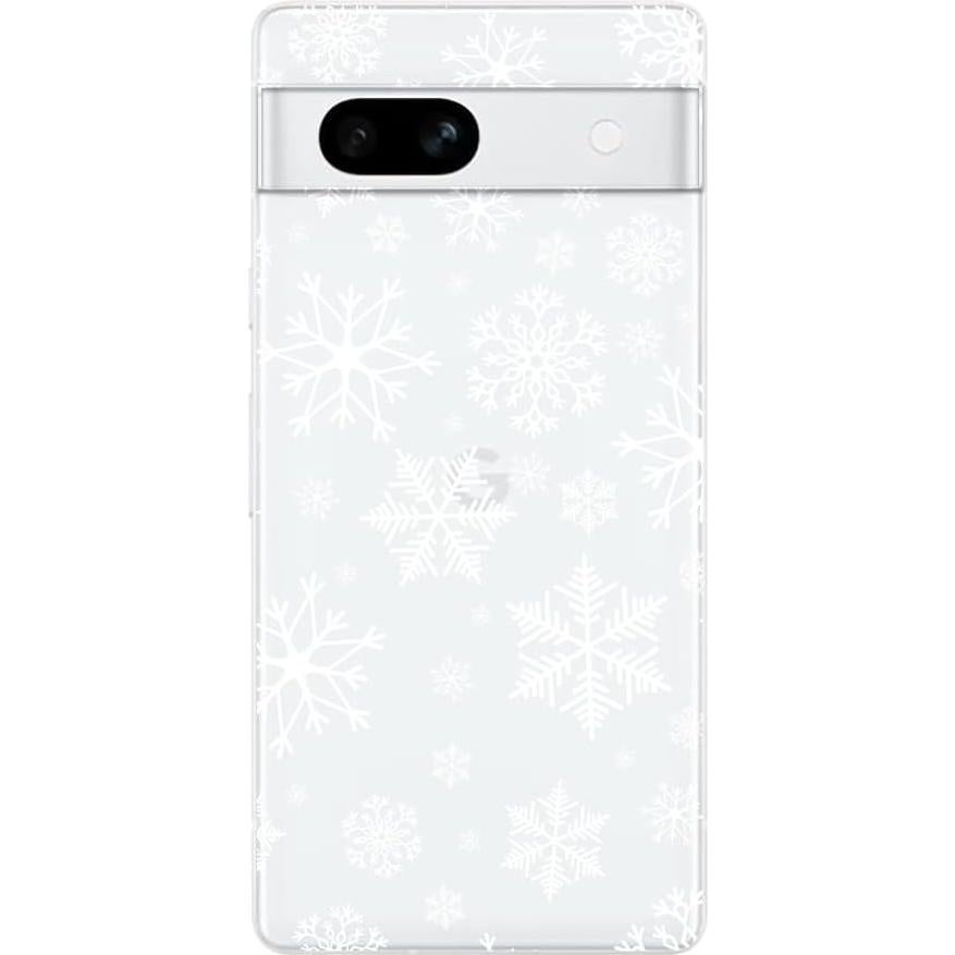 Funda Blingy's para Google Pixel 7a - Copos de Nieve - TPU 6.1"