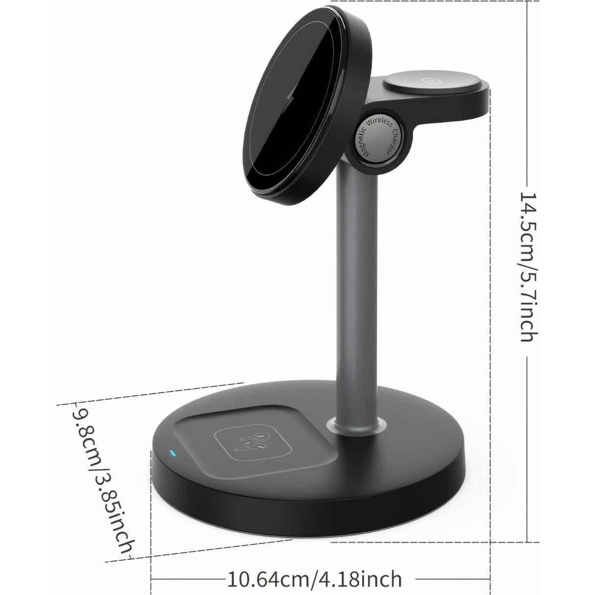 Estación de Carga Inalámbrica 3 en 1 SDYXJ para iPhone 16/15/14/13/12