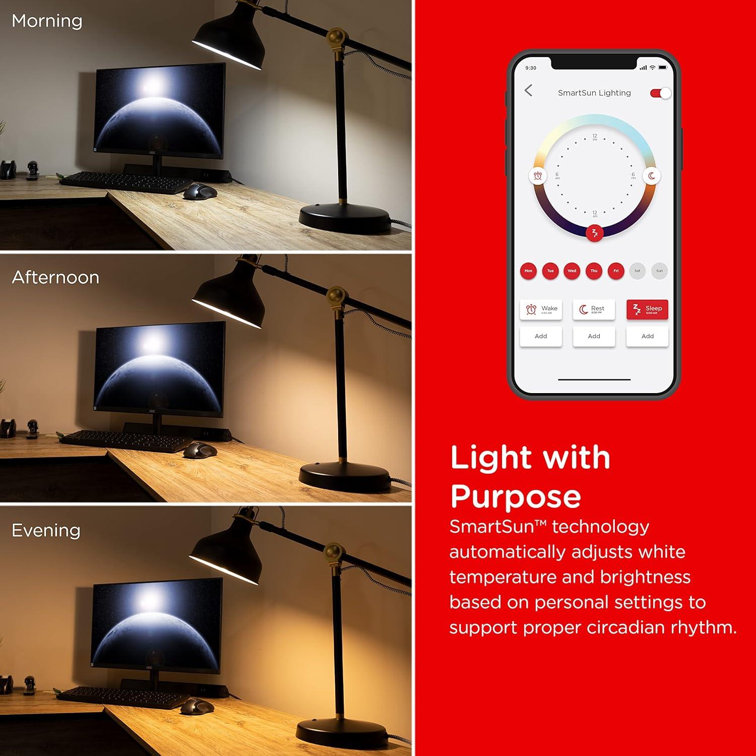 Bombilla LED Inteligente Wi-Fi UltraPro A19 60W RGB Regulable