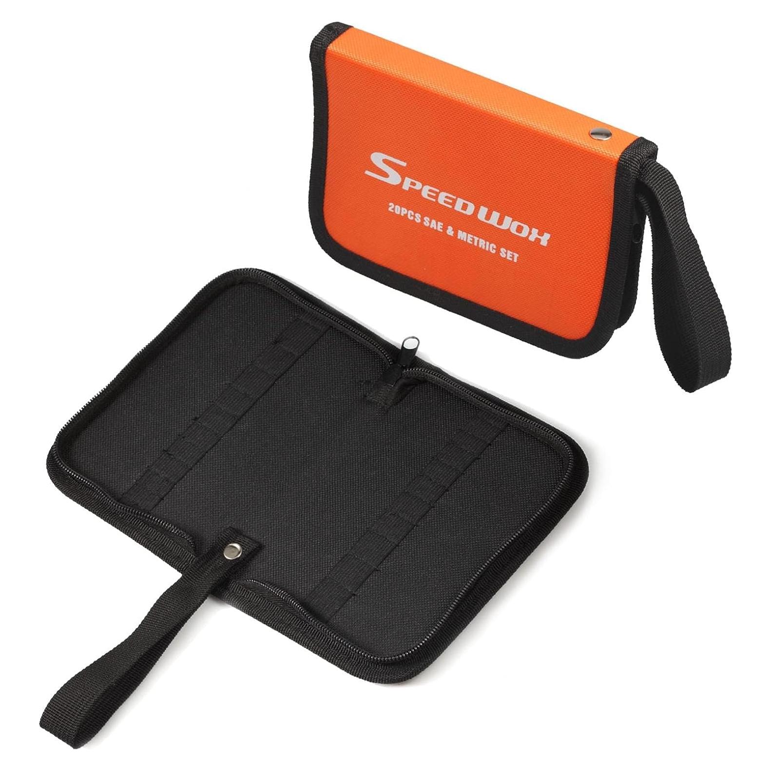 Bolsa de Almacenamiento SPEEDWOX para Llaves 20 Bolsillos Naranja