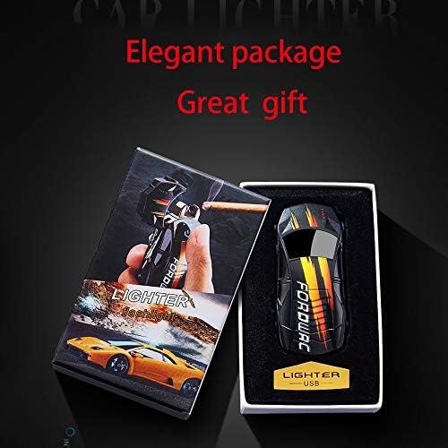 Encendedor de Plasma Doble Arco Starry Sky Negro Recargable USB