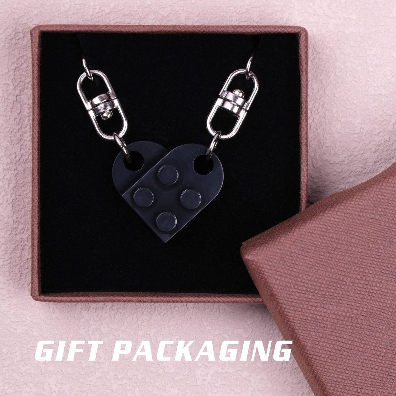 Juego de Llaveros Corazón para Parejas - 2 Piezas Coloridas