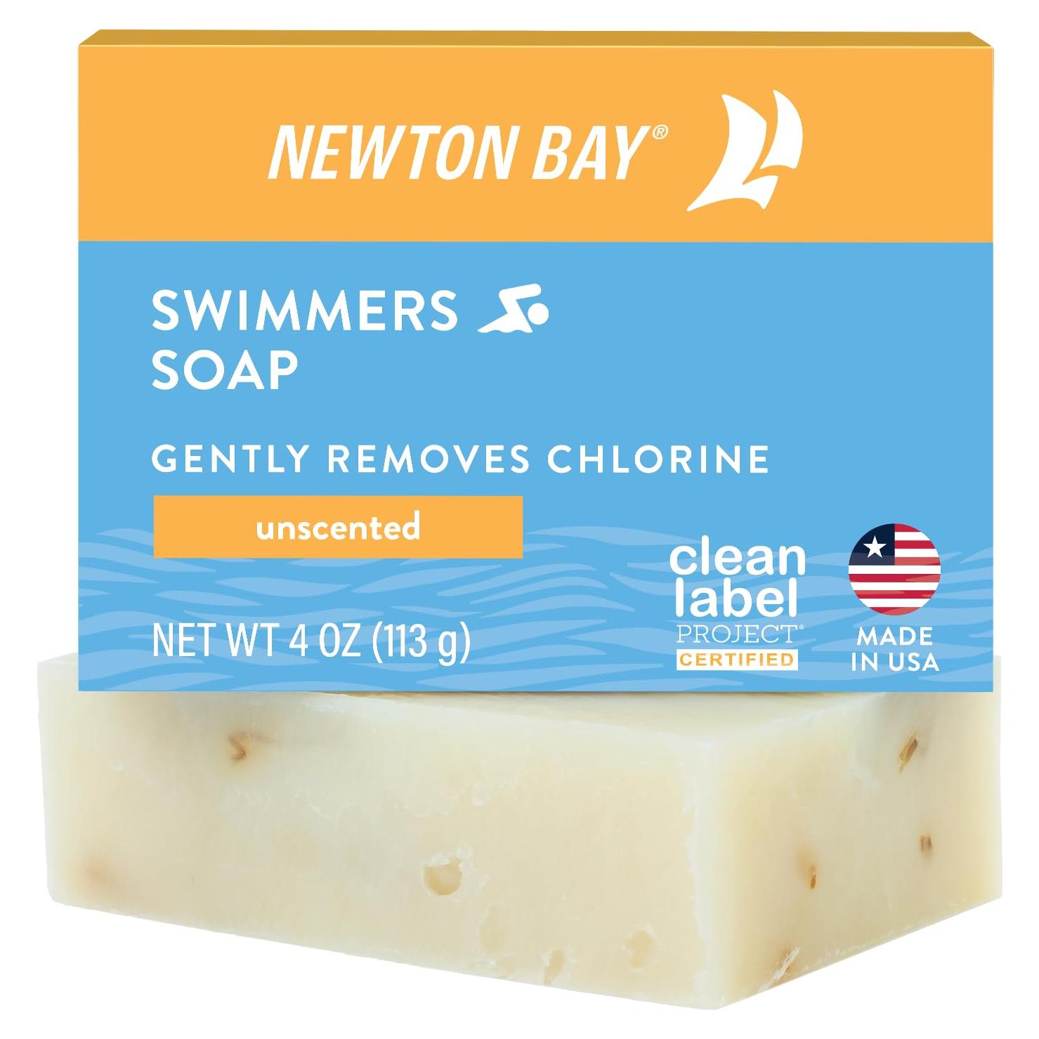 Jabón para Nadadores Newton Bay 113.4g - Alivio Cloro Piel Sensible