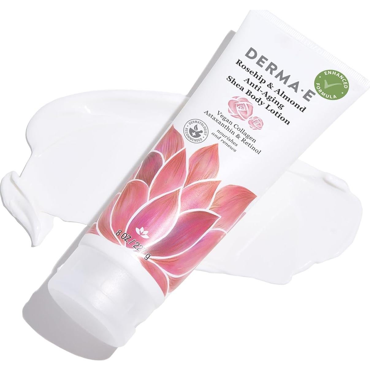 Loción Corporal Anti-Envejecimiento Derma E 226.8 ml - Rosa Mosqueta