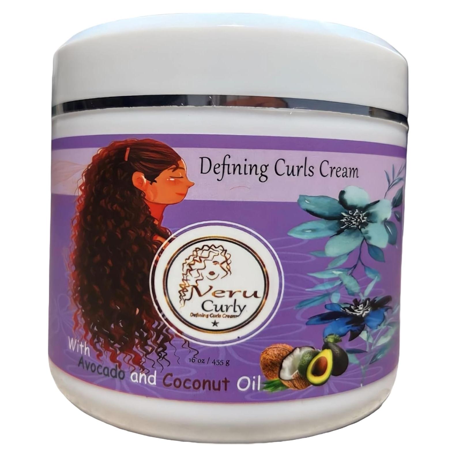 Crema Definidora de Rizos VeruCurly 473ml - Hidratante y Suave