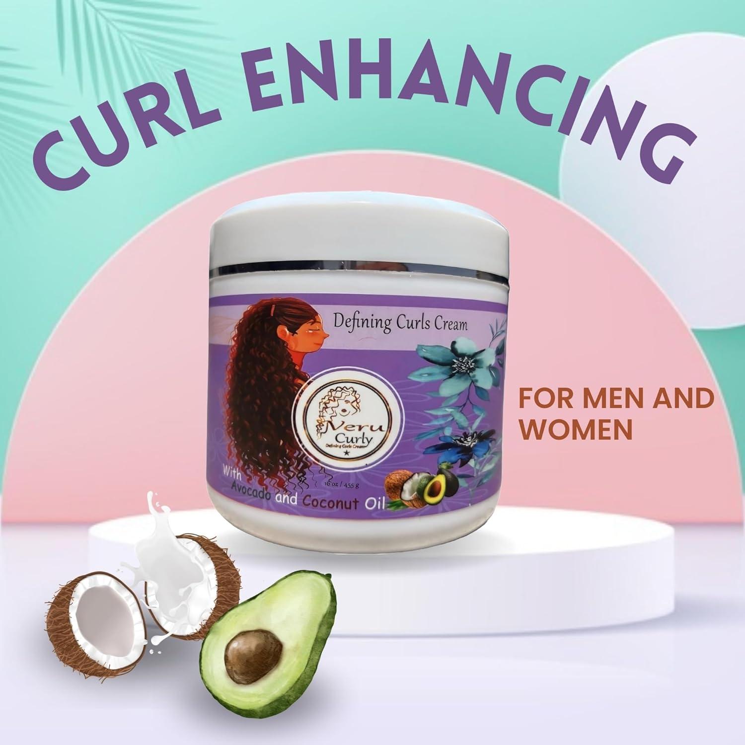 Crema Definidora de Rizos VeruCurly 473ml - Hidratante y Suave