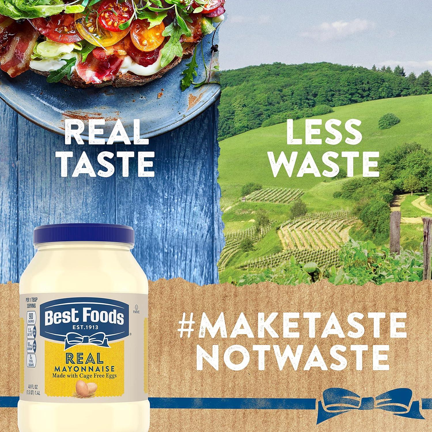 Mayonesa Real Hellmann's 425 g Sin Gluten con Huevos Libres