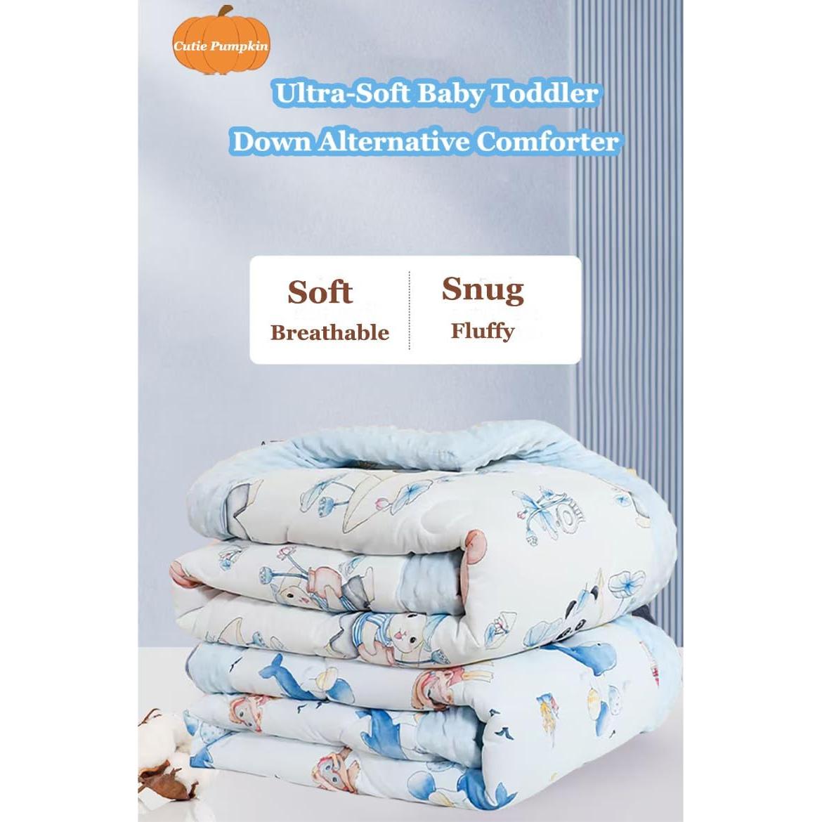 Edredón para Cuna Cuite Pumpkin Azul 149.86x119.38 cm