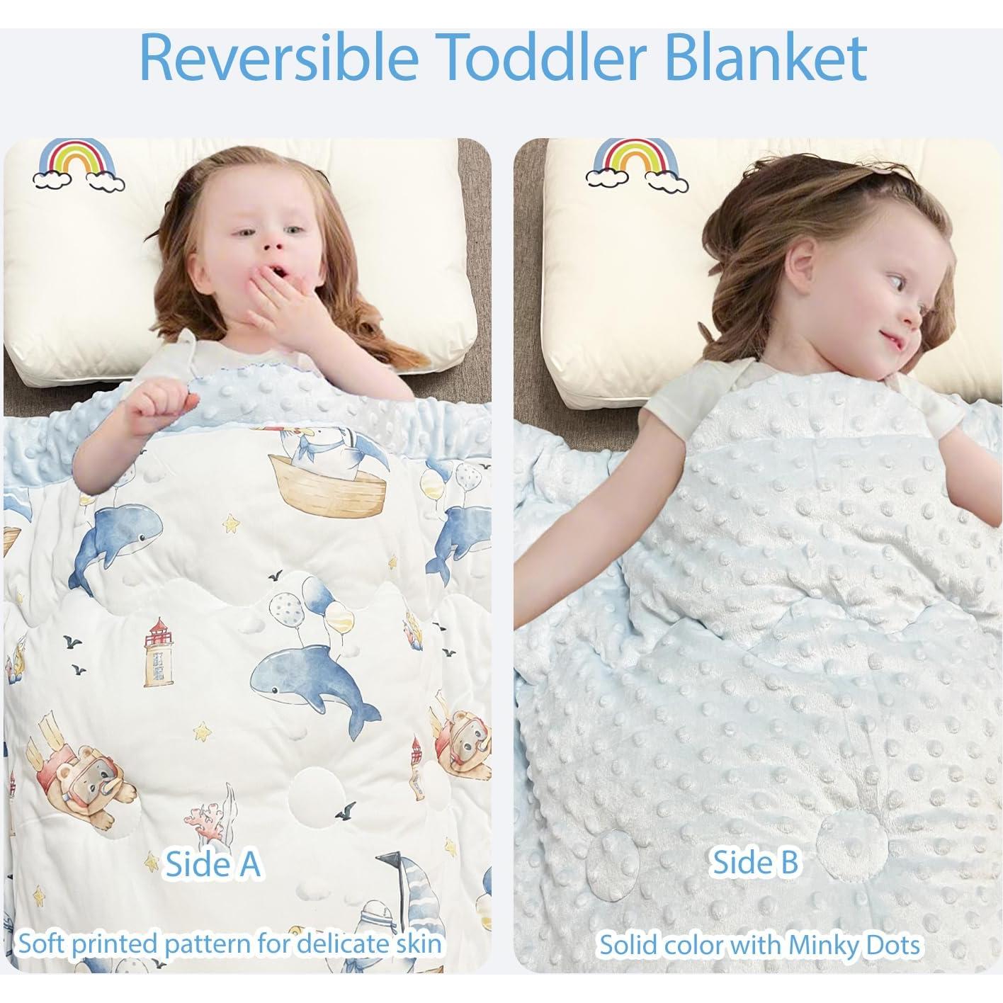 Edredón para Cuna Cuite Pumpkin Azul 149.86x119.38 cm