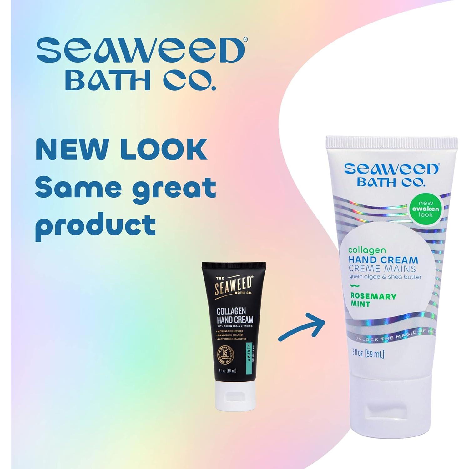 Crema de Manos Colágeno Seaweed Bath Co. Romero y Menta 59ml