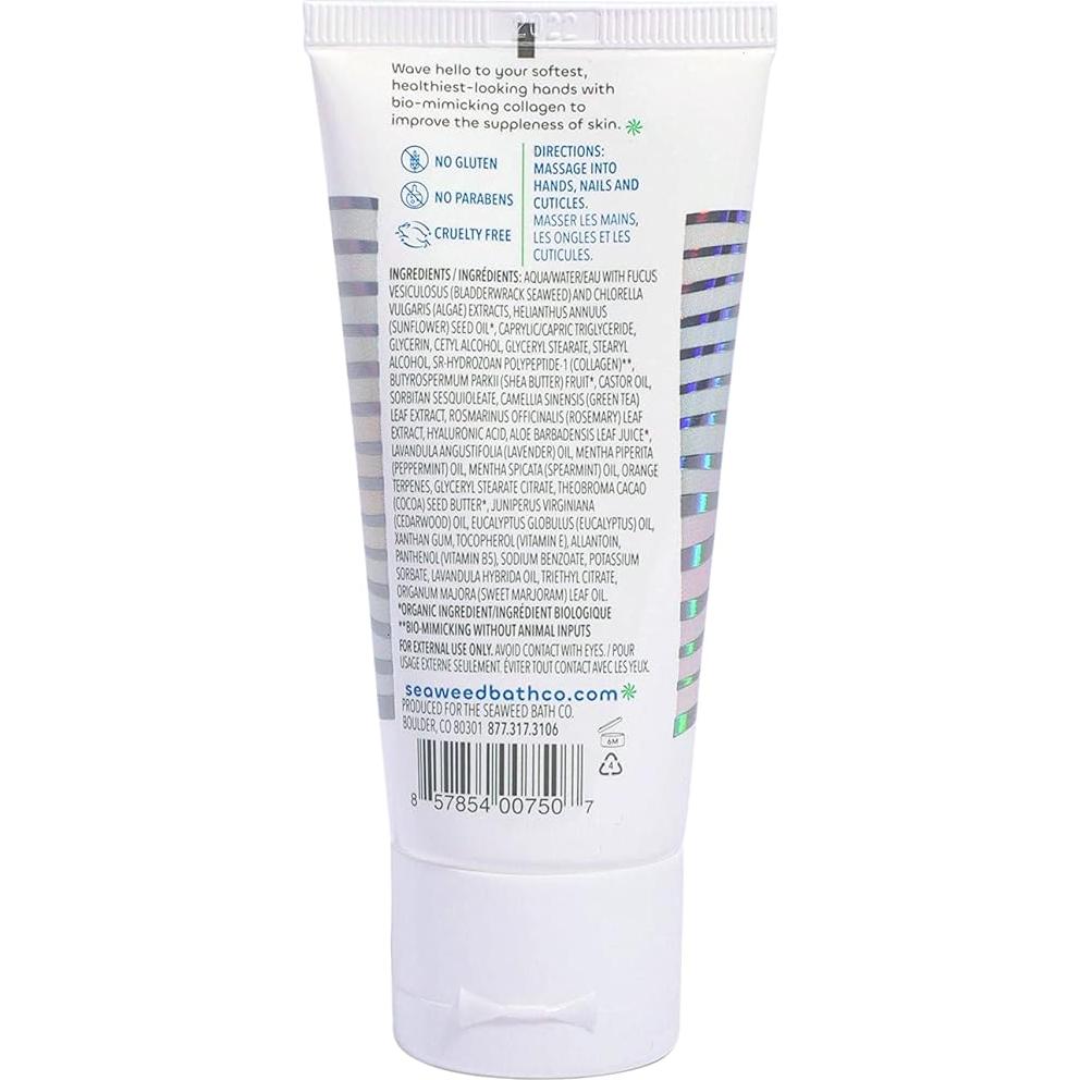 Crema de Manos Colágeno Seaweed Bath Co. Romero y Menta 59ml