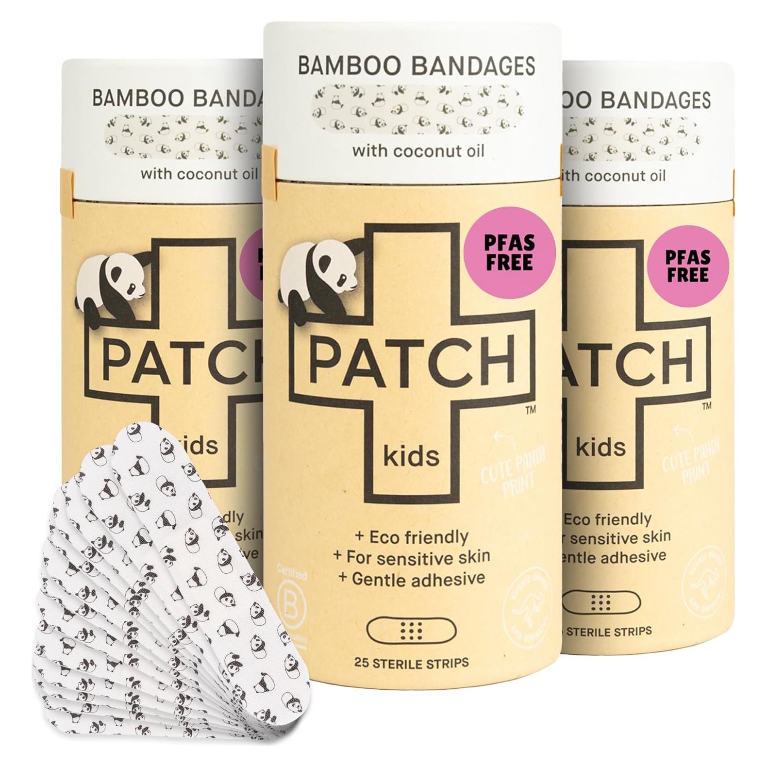 Tiras Adhesivas de Bambú PATCH 25 Unidades Aceite de Coco